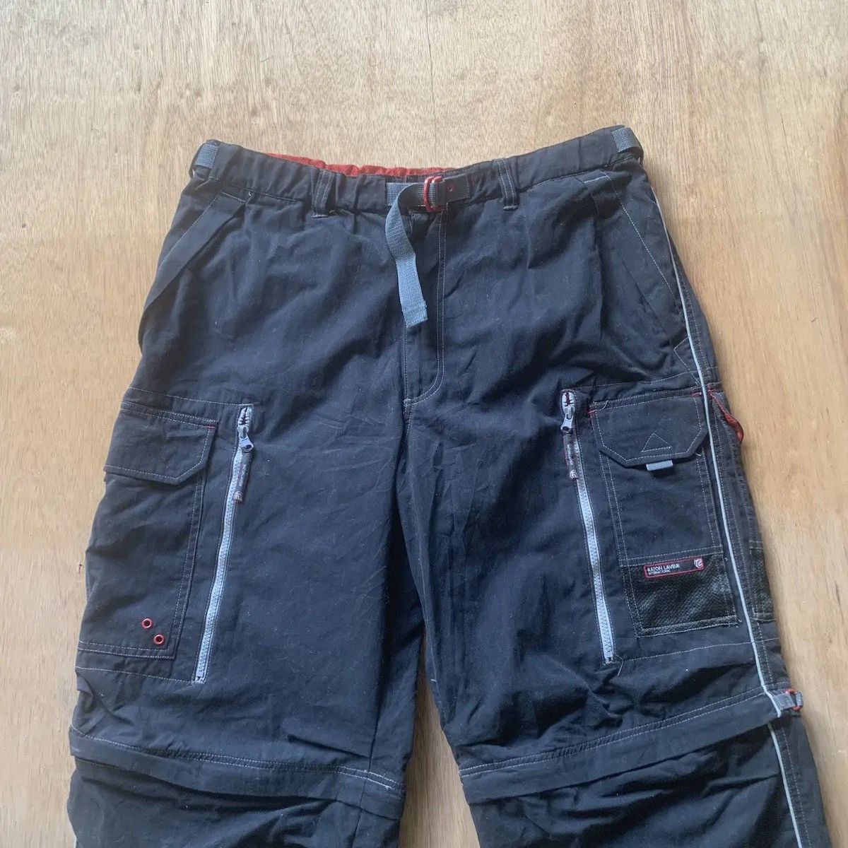 Japanese Brand 🔥HOT ITEMS🔥 JAPANESE TROUSERS BELT DOUBLE LAYER BIG POCKET Size US 36 / EU 52 - 3 Thumbnail