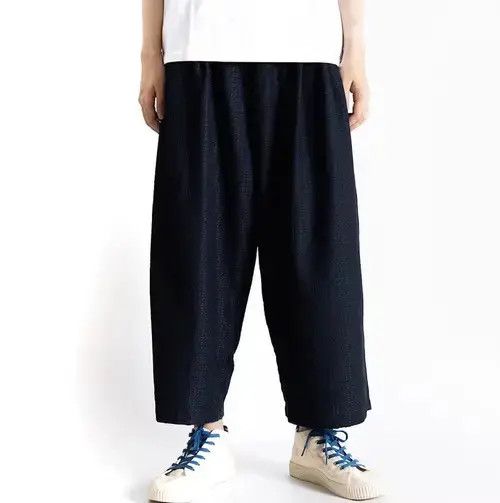Other 21SS Tokyo Union Navy Blue Kendo Oversized Pannts Size US 32 / EU 48 - 4 Thumbnail
