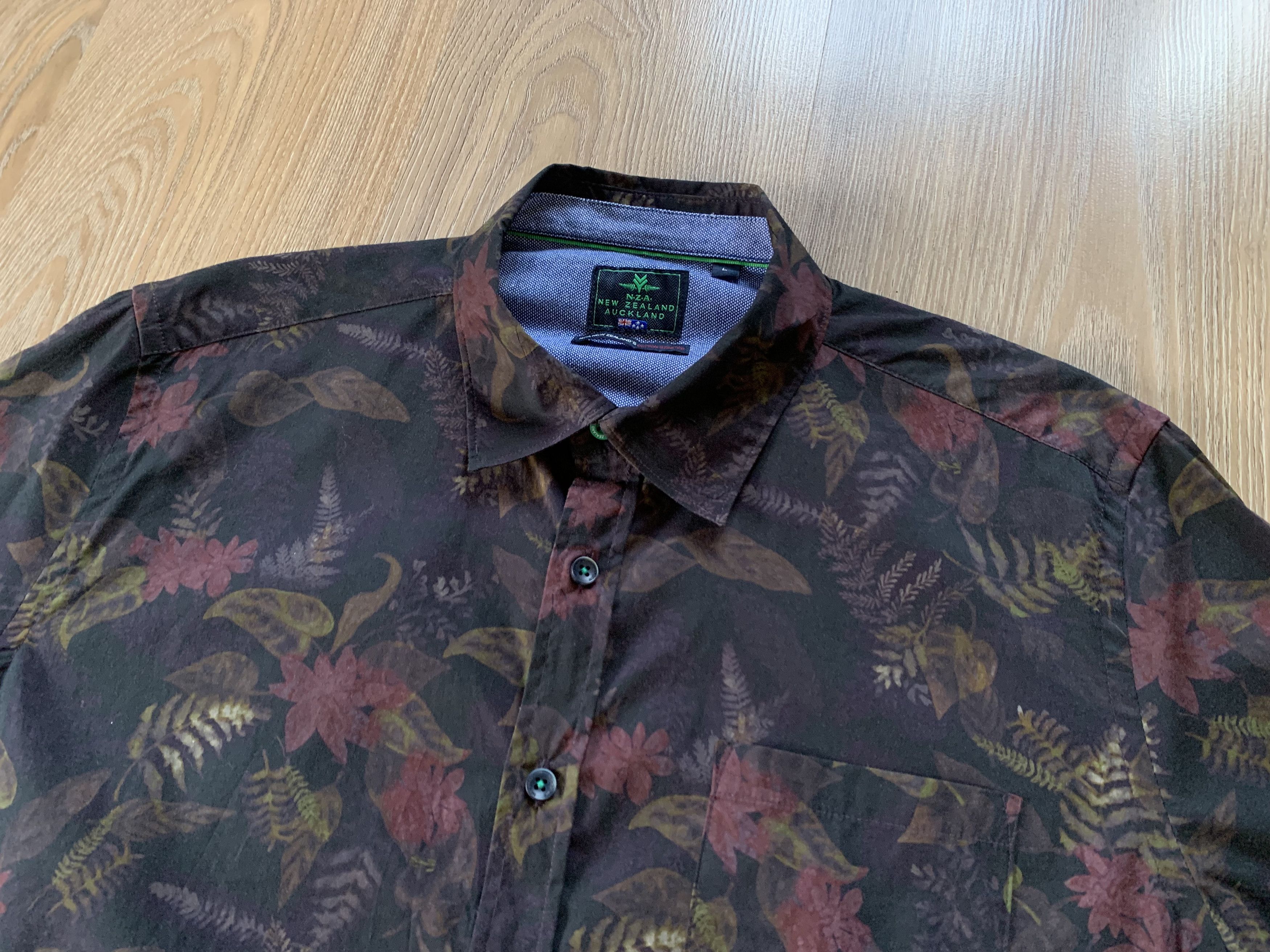 Designer NZA New Zealand Auckland Men's Long Sleeve Shirt Size US L / EU 52-54 / 3 - 4 Thumbnail