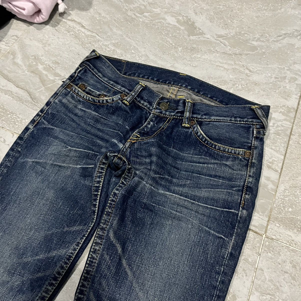 Evisu Evisu Donna Pink Seagulls Denim Jeans Size US 30 / EU 46 - 7 Thumbnail