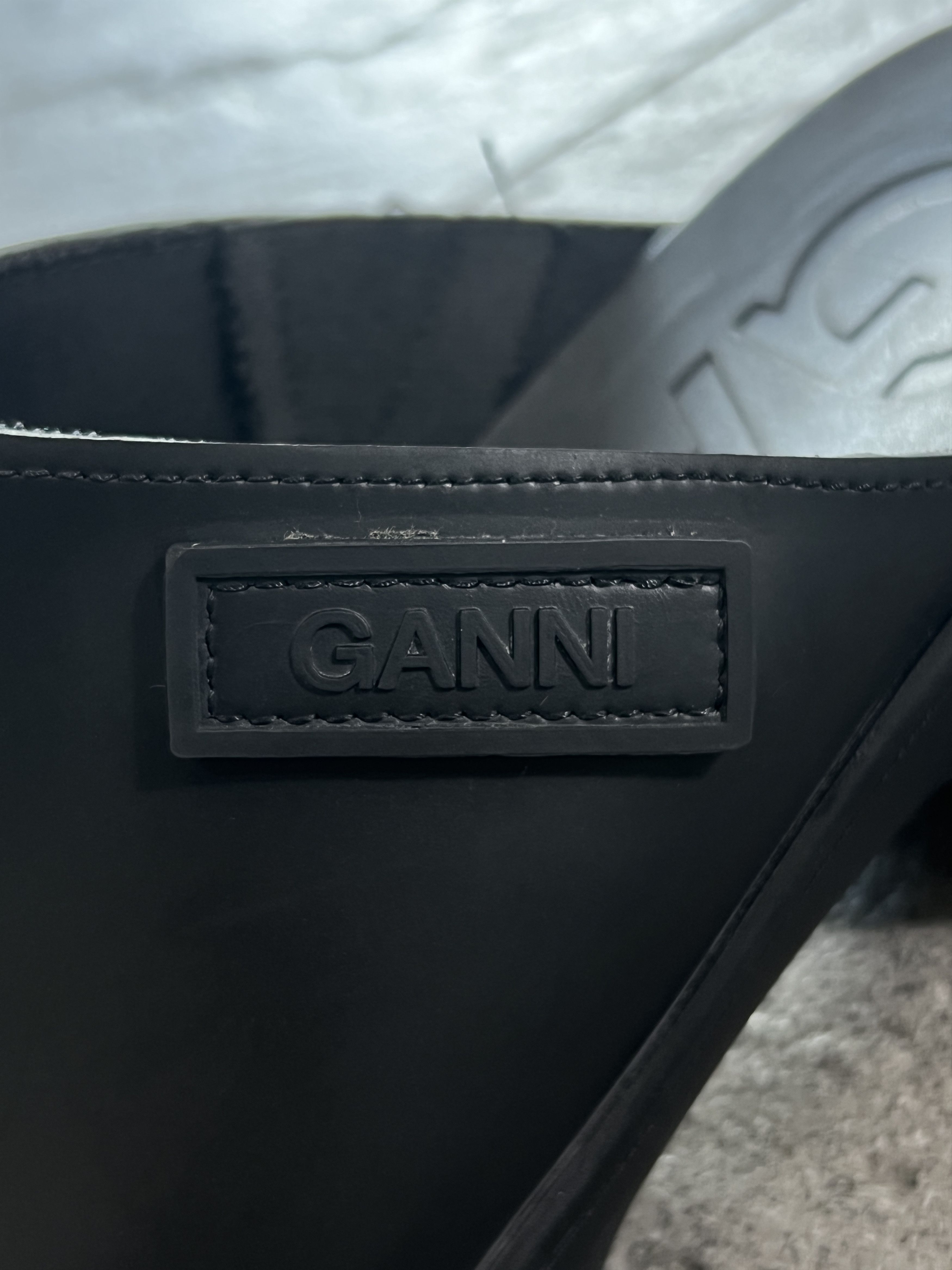 Ganni GANNI Chunky Rubber Mule Clogs Black EU38 Made in Portugal Size US 8 / IT 38 - 5 Thumbnail
