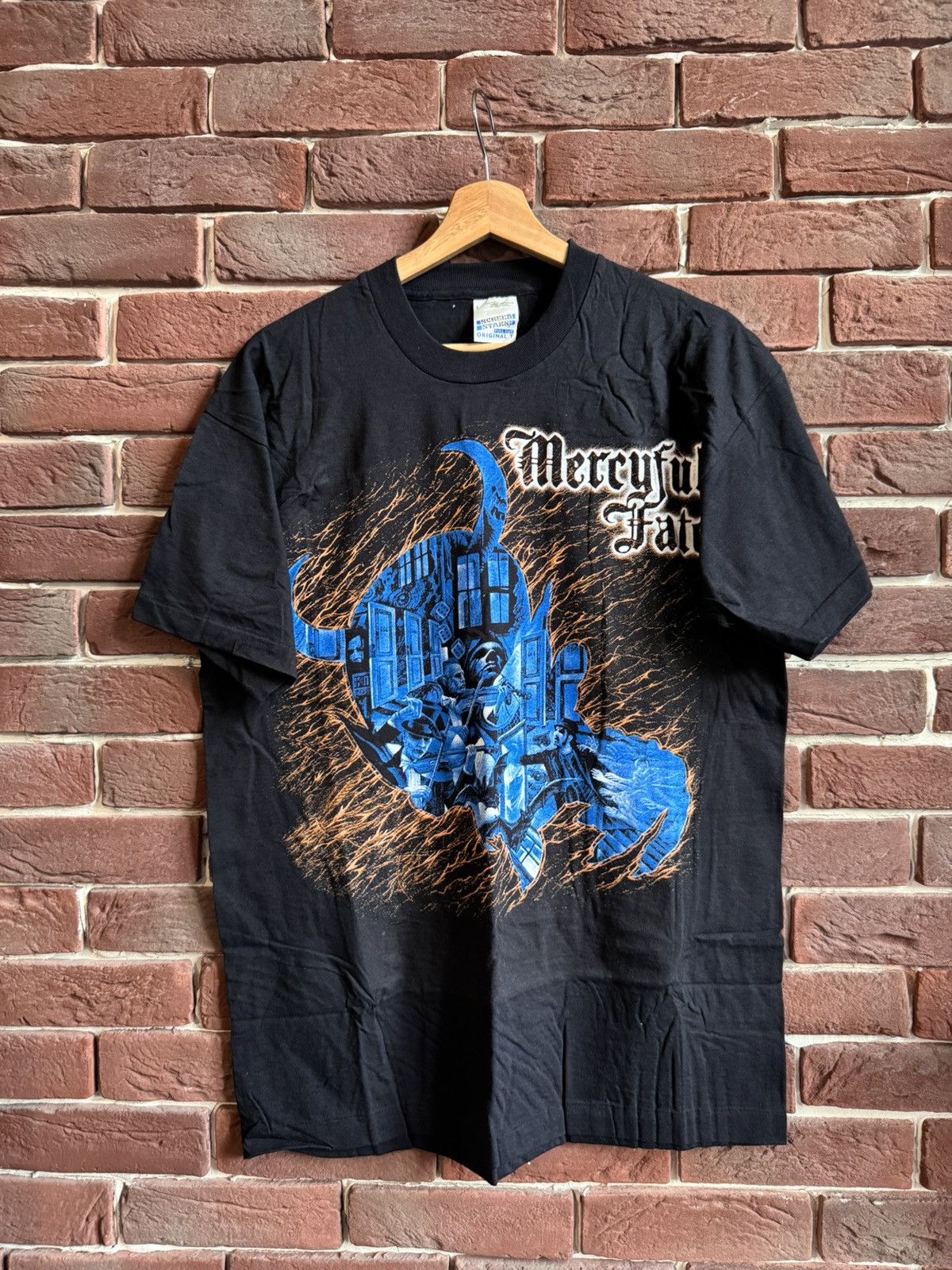 Band Tees Mercyful Fate Vintage 90s Heavy Metal Band Tee Rare Hype Size US L / EU 52-54 / 3 - 1 Thumbnail