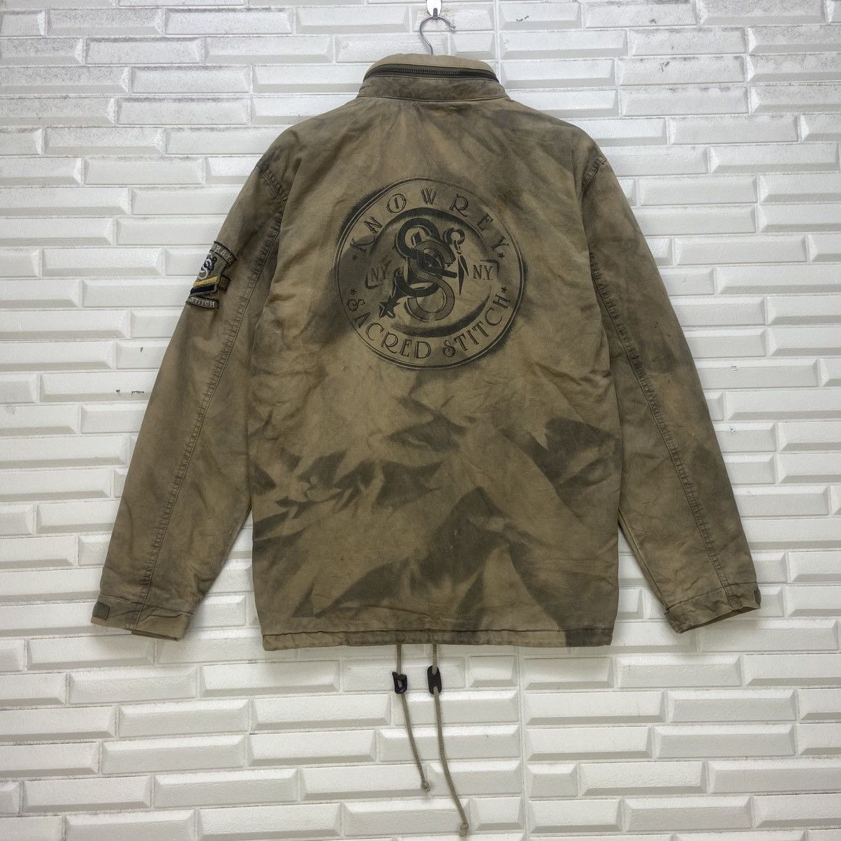 Japanese Brand Knowrey Sacred Stitch New York Camouflage Army Field Jacket Size US S / EU 44-46 / 1 - 2 Thumbnail