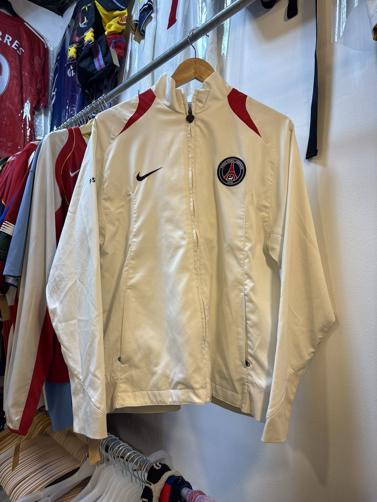 Nike Vintage Y2K Paris Saint-Germain Tracksuit Size US M / EU 48-50 / 2 - 1 Thumbnail