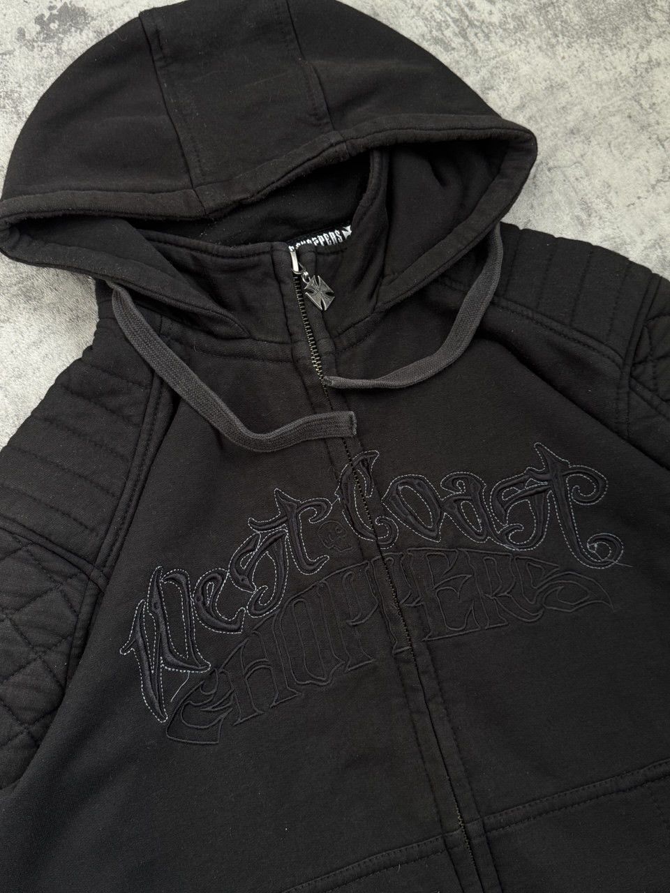 West Coast Choppers Vintage West Coast Choppers Crazy Y2k Jesse James Zip Hoodie Size US M / EU 48-50 / 2 - 4 Thumbnail