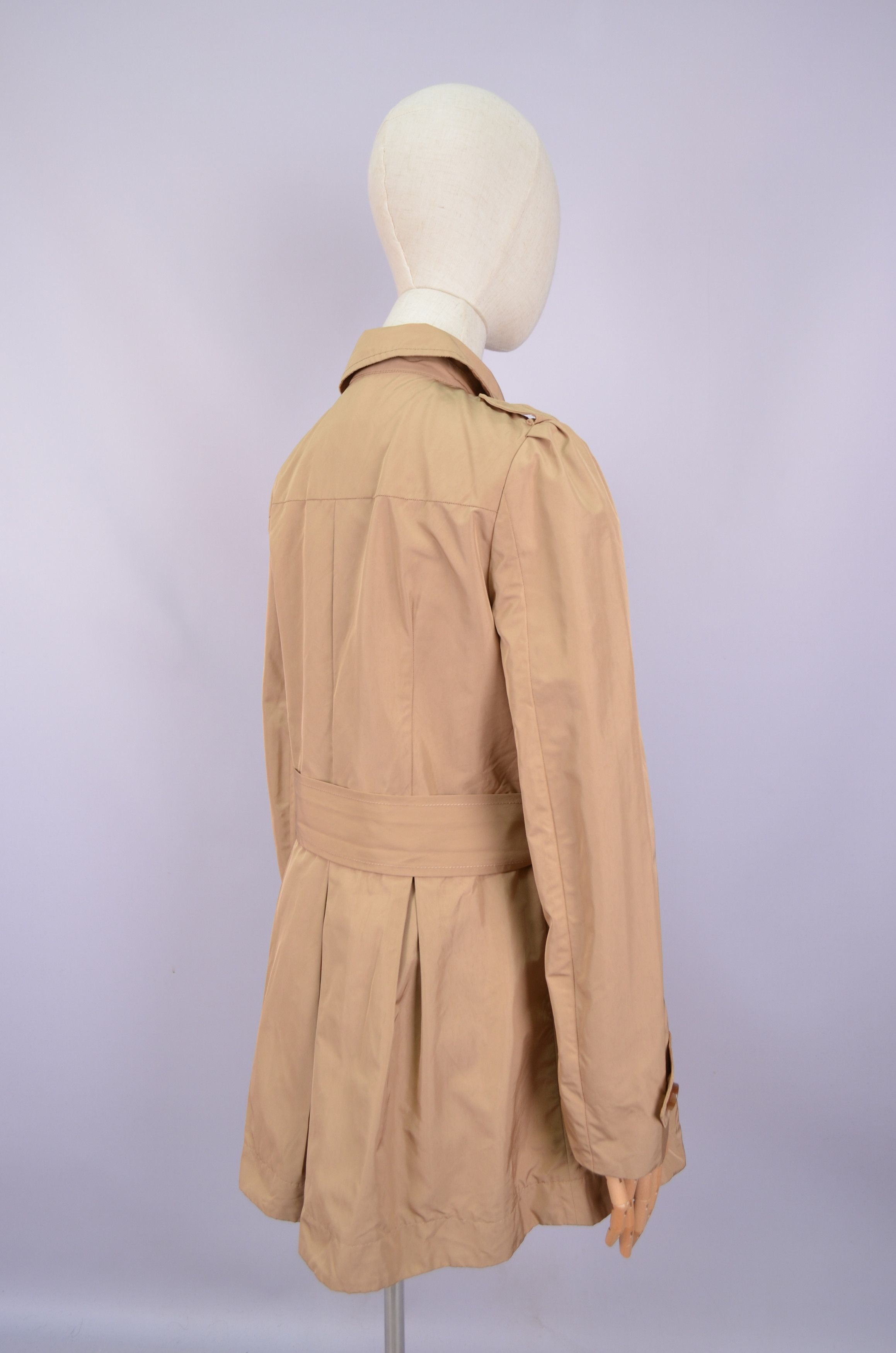 Moncler Womens Moncler Elysee Double Breasted Trench Coat Sz 3/M Size M / US 6-8 / IT 42-44 - 14 Thumbnail