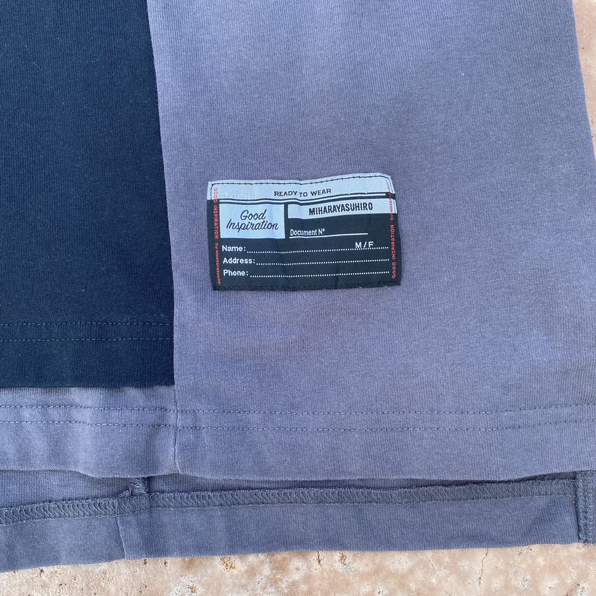 GU × Maison MIHARA YASUHIRO GU Miharayasuhiro Oversized ERD GRUNGE GRAIL OG TEE Size US XL / EU 56 / 4 - 4 Thumbnail