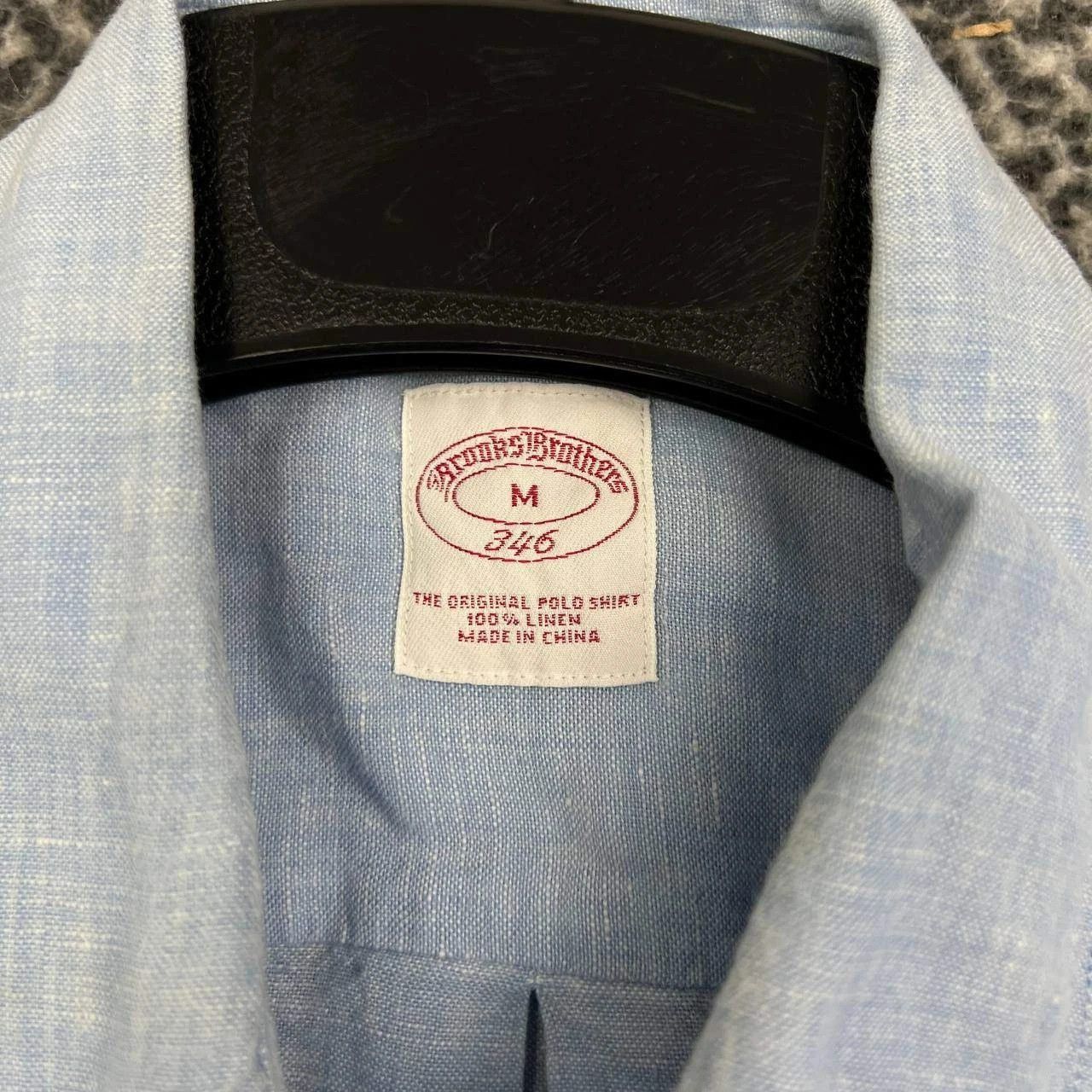 Brooks Brothers Brooks Brothers Button Down Shirt Men Blue Linen Collared M Size US M / EU 48-50 / 2 - 6 Thumbnail
