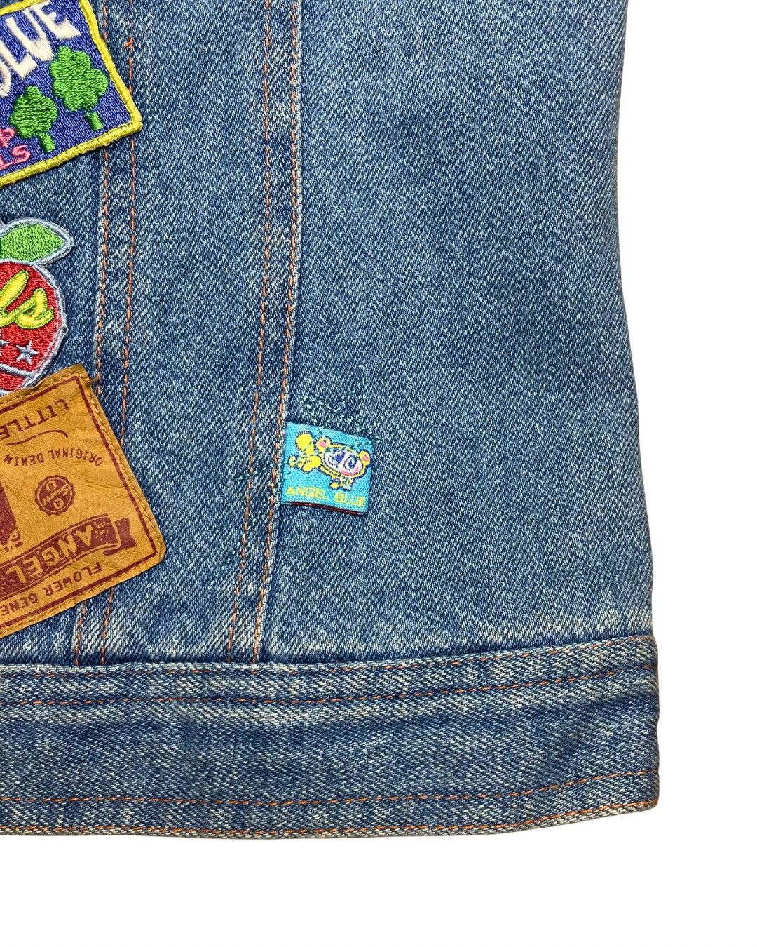 Angel Blue Angel Blue Patchwork Denim Jacket Size M / US 6-8 / IT 42-44 - 8 Thumbnail