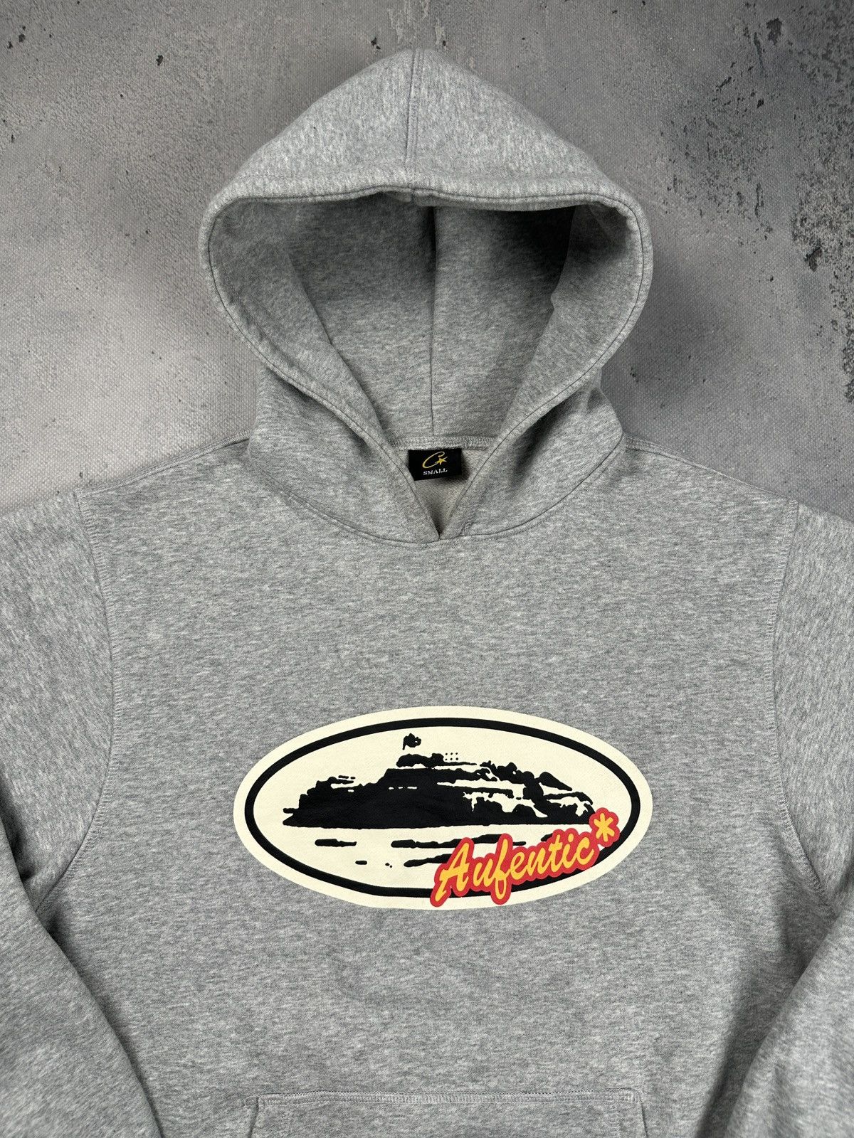 Corteiz Vintage Corteiz Alcatraz Aufentic Hoodie Grey Streetwear Y2K Size US S / EU 44-46 / 1 - 4 Thumbnail