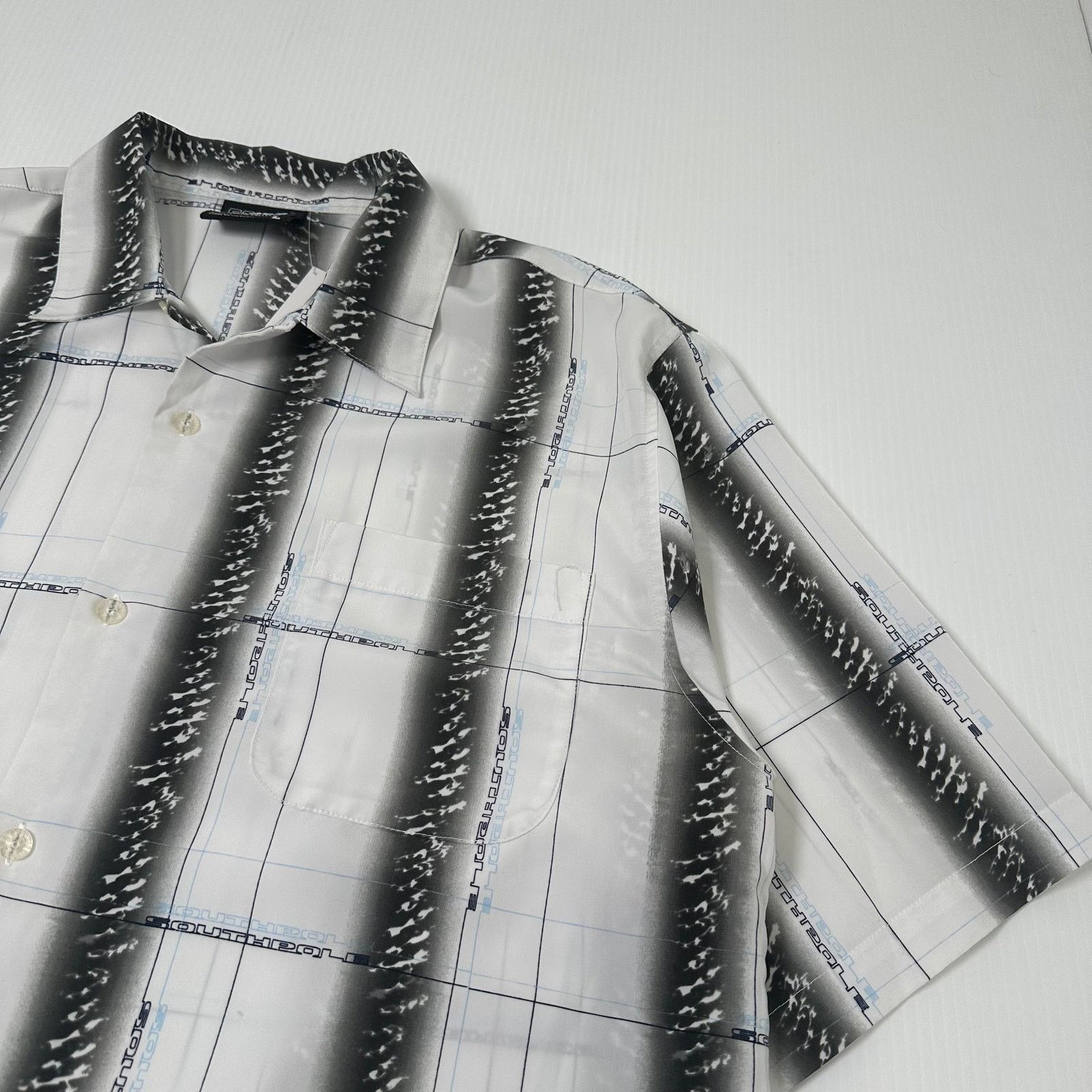 Southpole Y2K SouthPole Striped Short Sleeve Button Up L Size US L / EU 52-54 / 3 - 2 Thumbnail