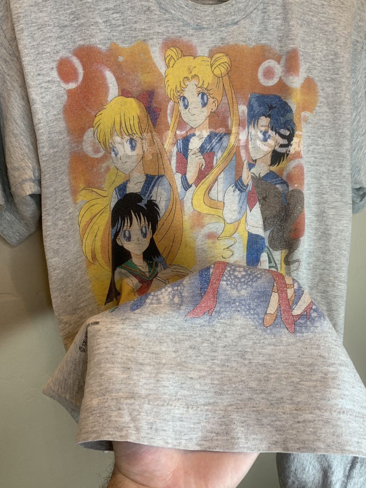 Vintage RARE* Vintage 90’s Sailor Moon Anime Art Single Stitch Shirt Size US M / EU 48-50 / 2 - 3 Thumbnail