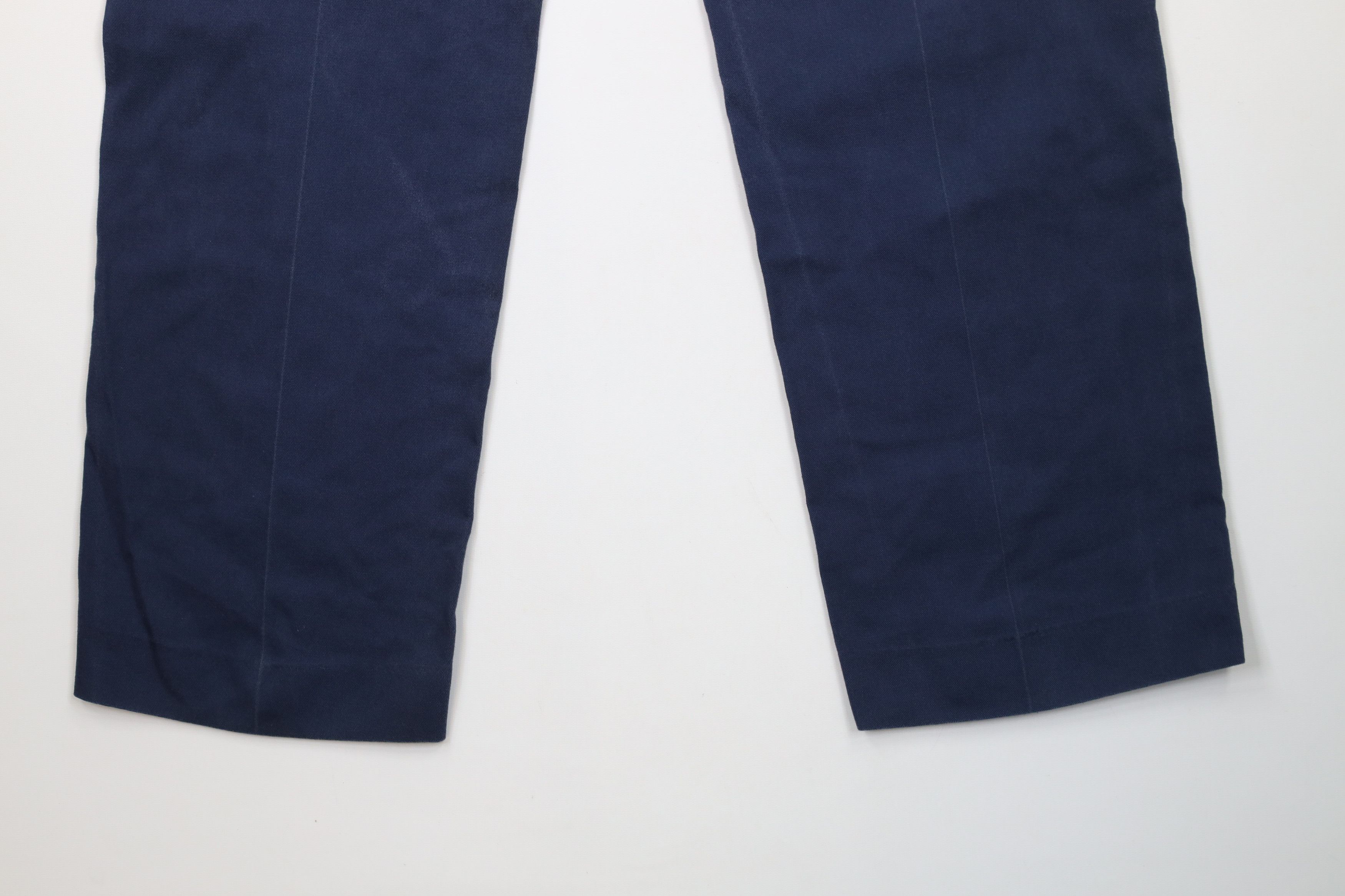 Vintage Vintage 70s Streetwear Flared Wide Leg Chino Pants Blue USA Size US 32 / EU 48 - 13 Thumbnail