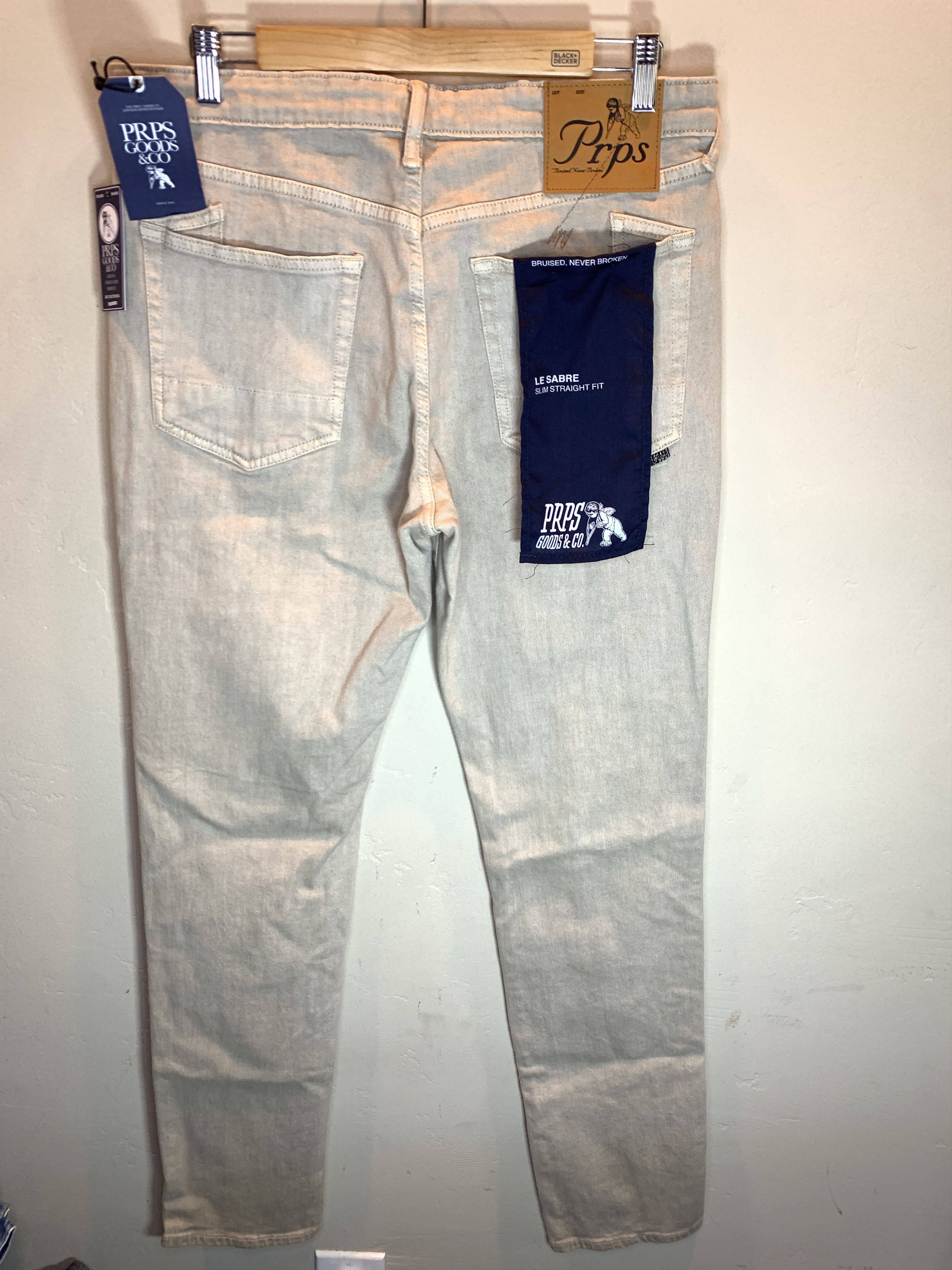 Prps *RARE* New PRPS Le Sabre Japanese Denim Jeans - 34 Size US 34 / EU 50 - 2 Thumbnail
