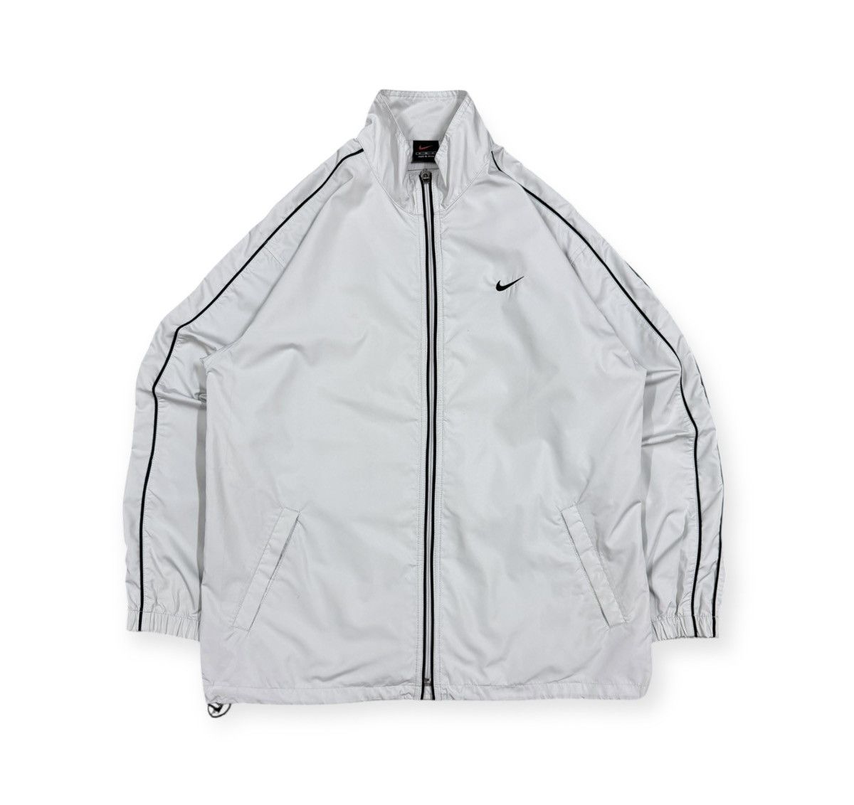 Nike Vtg🔥Y2k Clima Fit Back Pocket Zipper Windbreaker Size US M / EU 48-50 / 2 - 2 Thumbnail