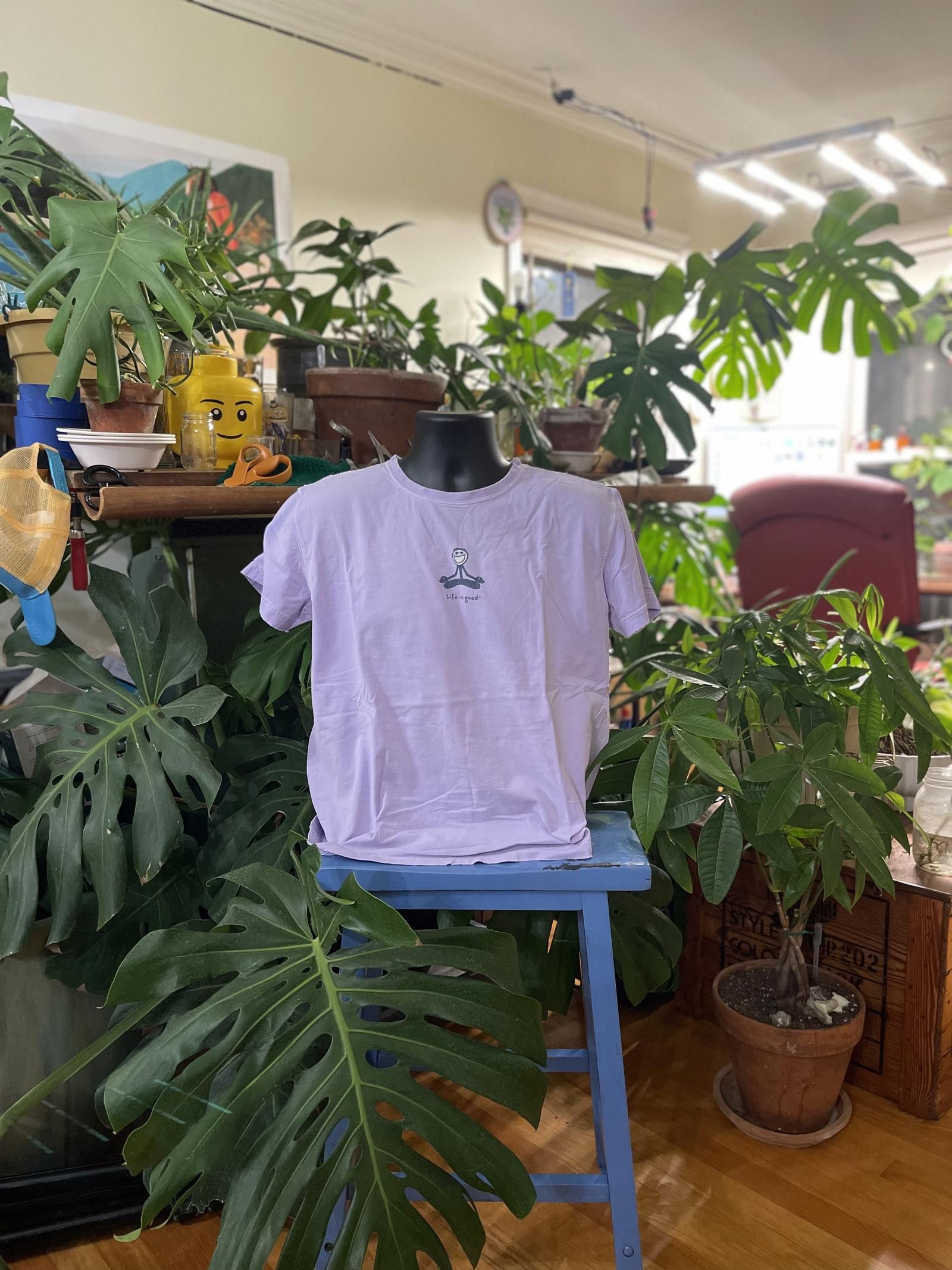 Life is Good Life is Good Semi Vintage Lilac T-Shirt Size S / US 4 / IT 40 - 1 Thumbnail