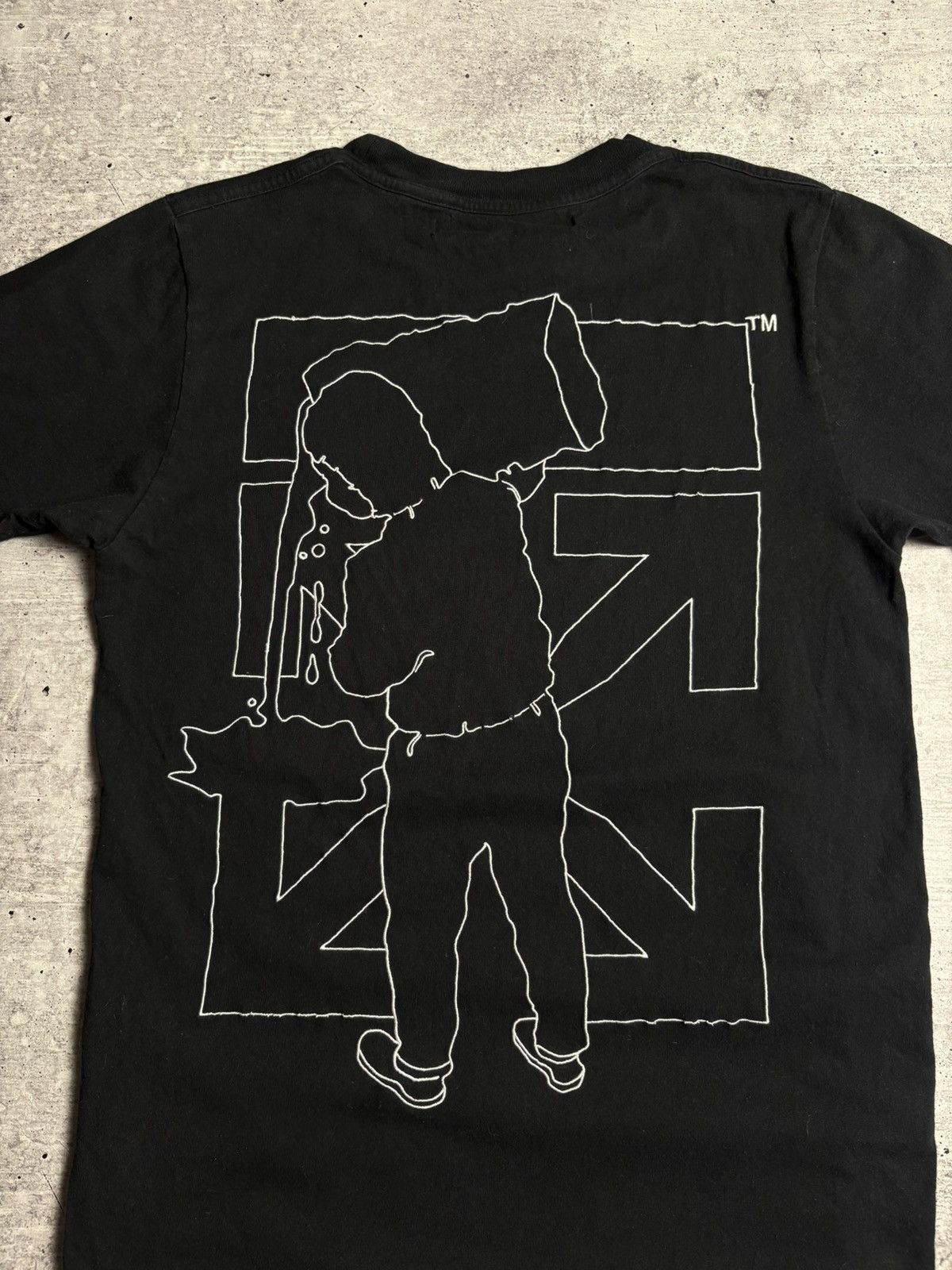 Off-White Off White Arrows Barrel Worker Tshirt Size US S / EU 44-46 / 1 - 4 Thumbnail