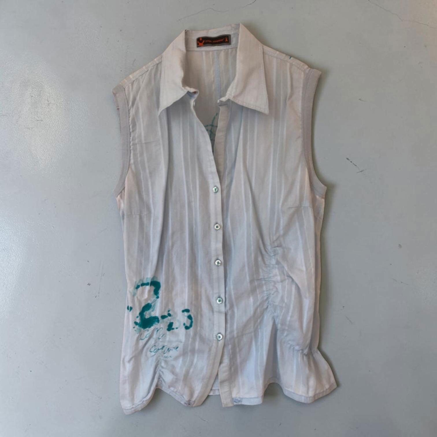 Other The Cop Copine Big Number Ruched Shirt Size ONE SIZE - 1 Thumbnail