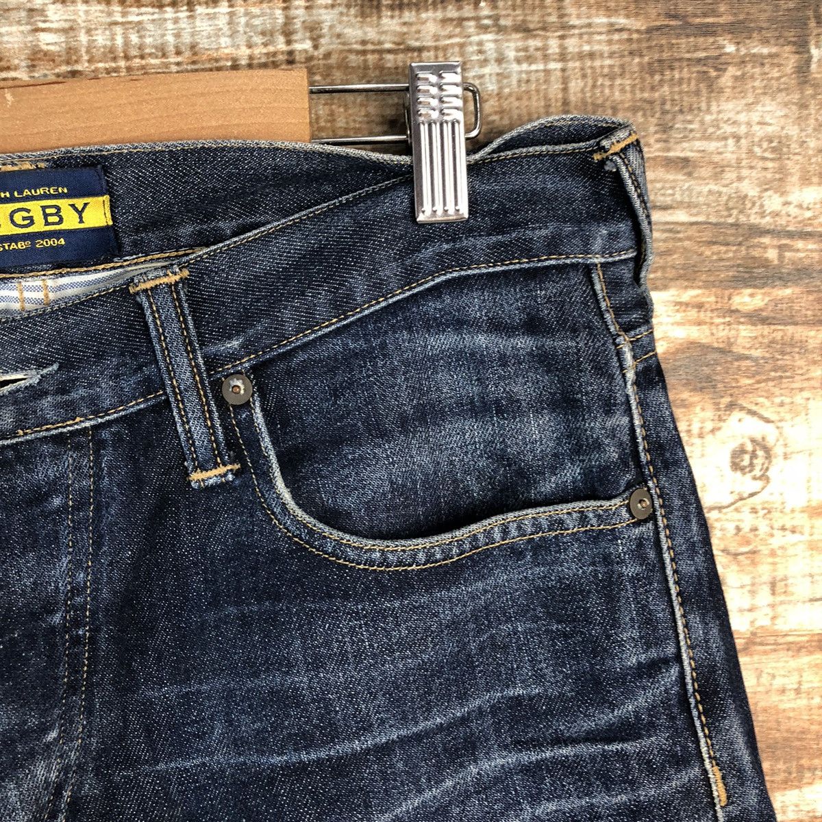 Ralph Lauren DL Ralph Lauren Rugby Blue Denim Pants #C244 Size US 31 - 8 Thumbnail