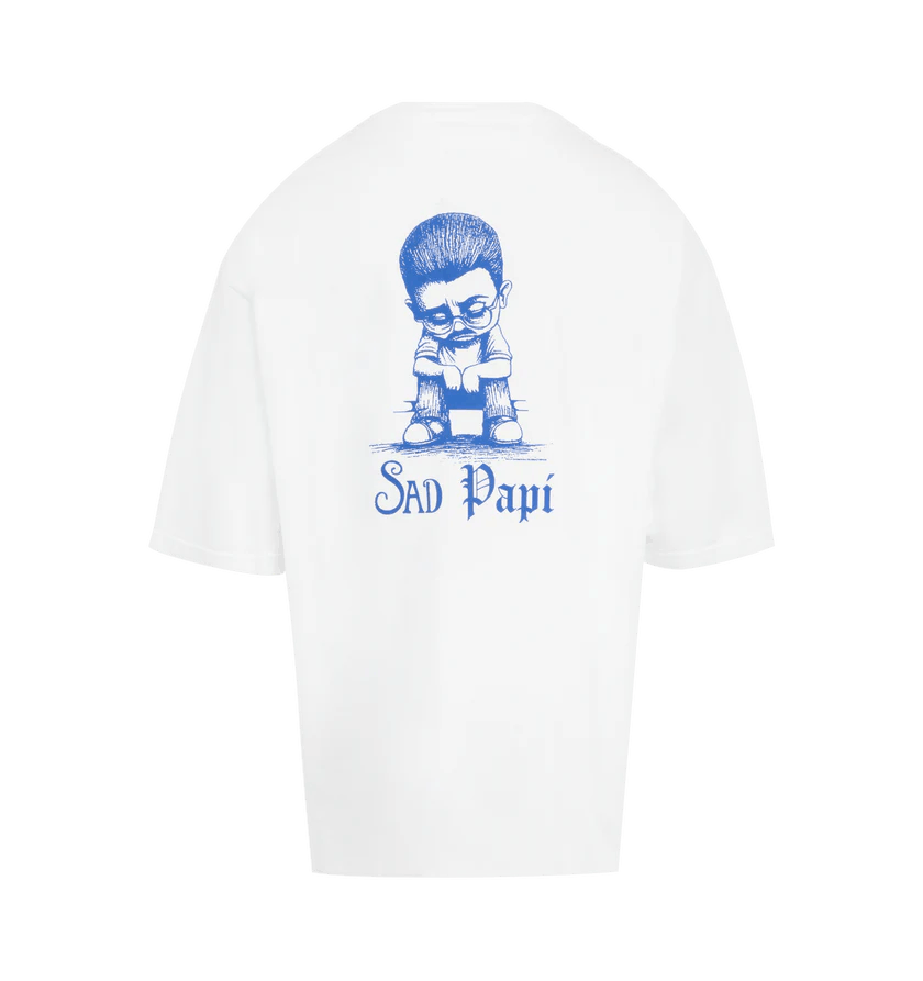 Willy Chavarria o1h1sh11225 Precious Sad Papi Northsider Tee in White Size US S / EU 44-46 / 1 - 2 Thumbnail