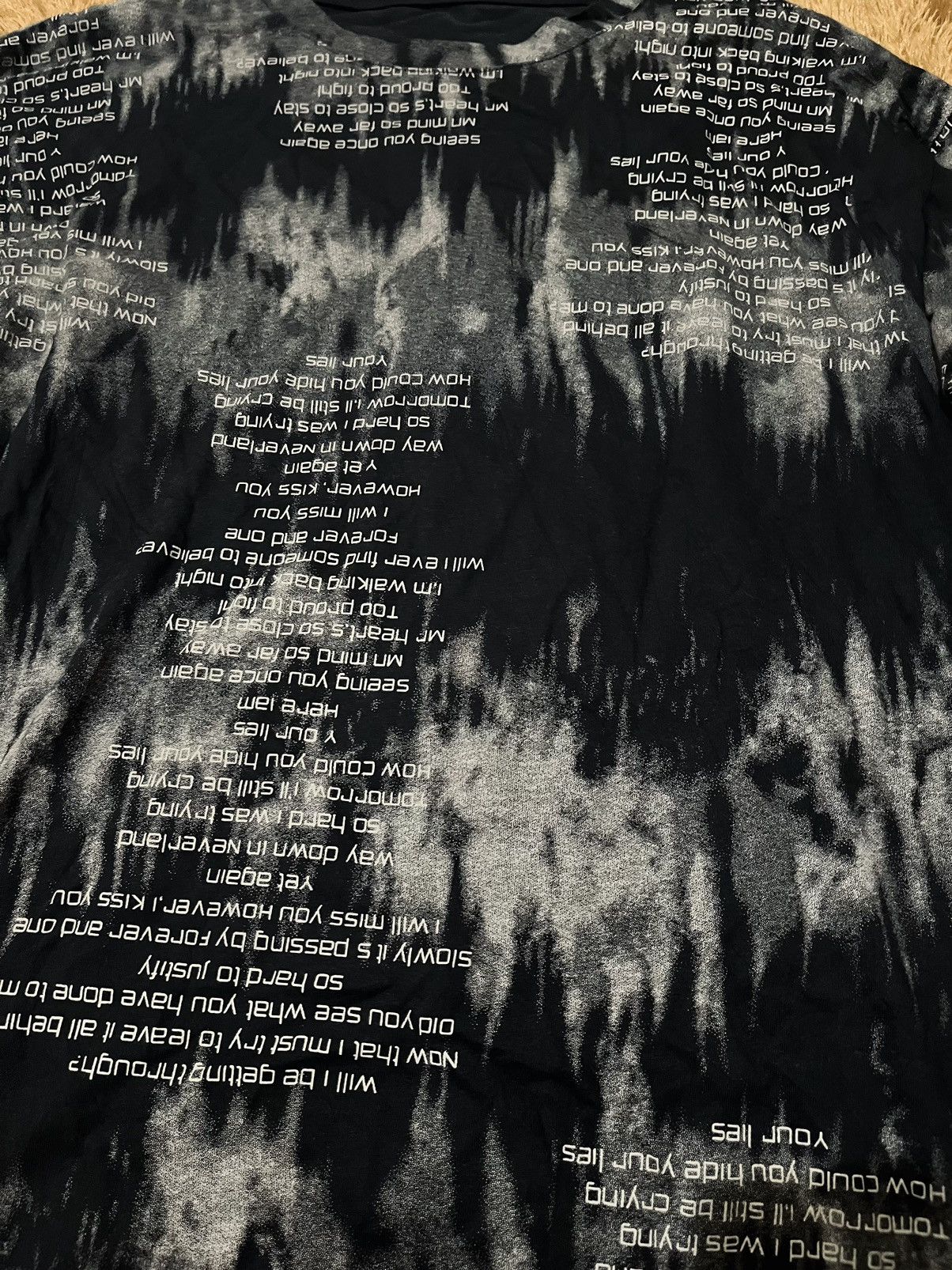 Japanese Brand Japanese Quote Fullprint Poem Long Sleeve Ifsixwasnine Style Size US L / EU 52-54 / 3 - 2 Thumbnail