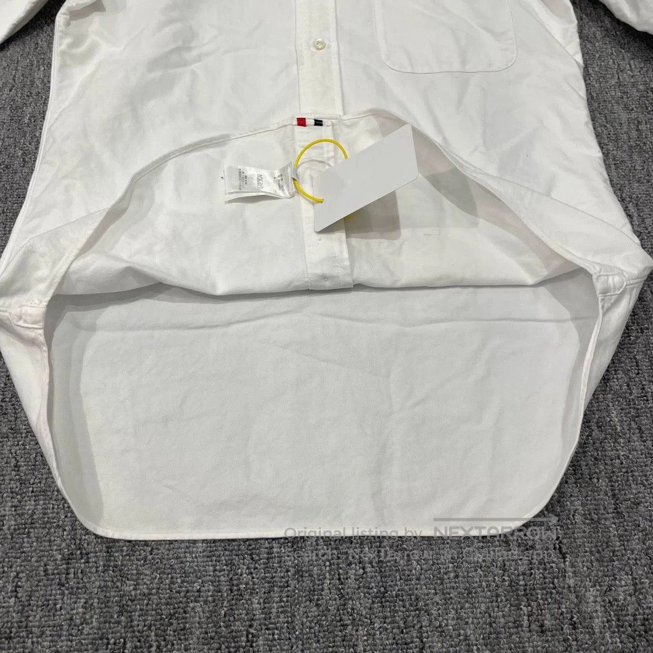 Thom Browne Thom Browne TB White Long Sleeve Shirt. Size US XS / EU 42 / 0 - 6 Thumbnail