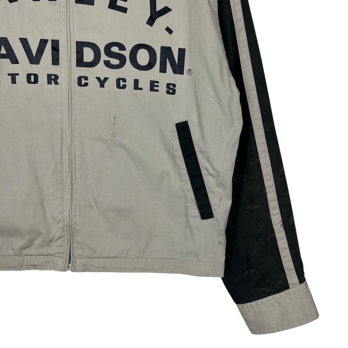 Harley Davidson 🔥 Vintage Harley Davidson MotorCycles Moto Racer Jacket Size US L / EU 52-54 / 3 - 6 Thumbnail