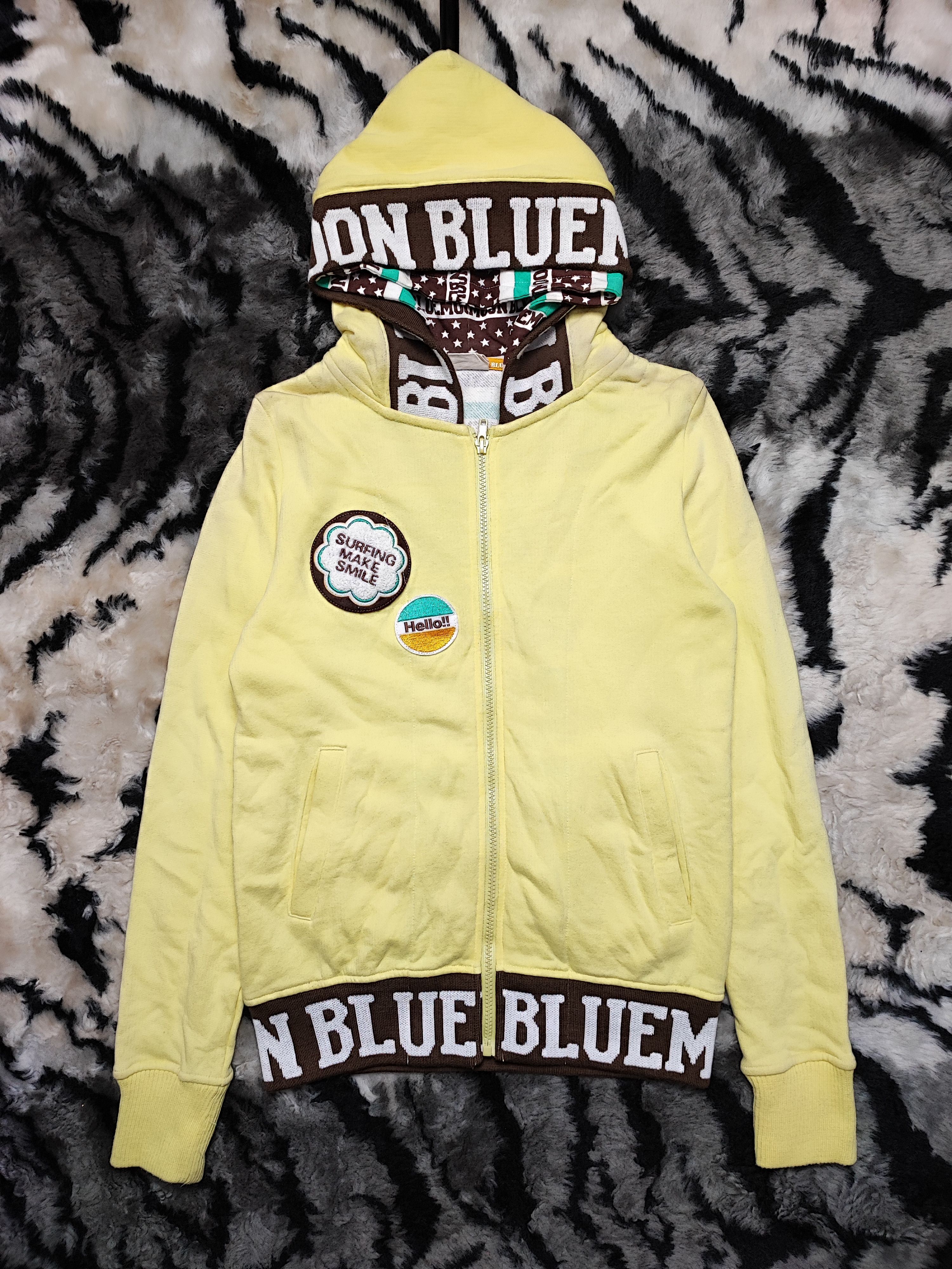 Hysteric Glamour Blue Moon Blue Zip Hoodie Full Print Size US S / EU 44-46 / 1 - 2 Thumbnail
