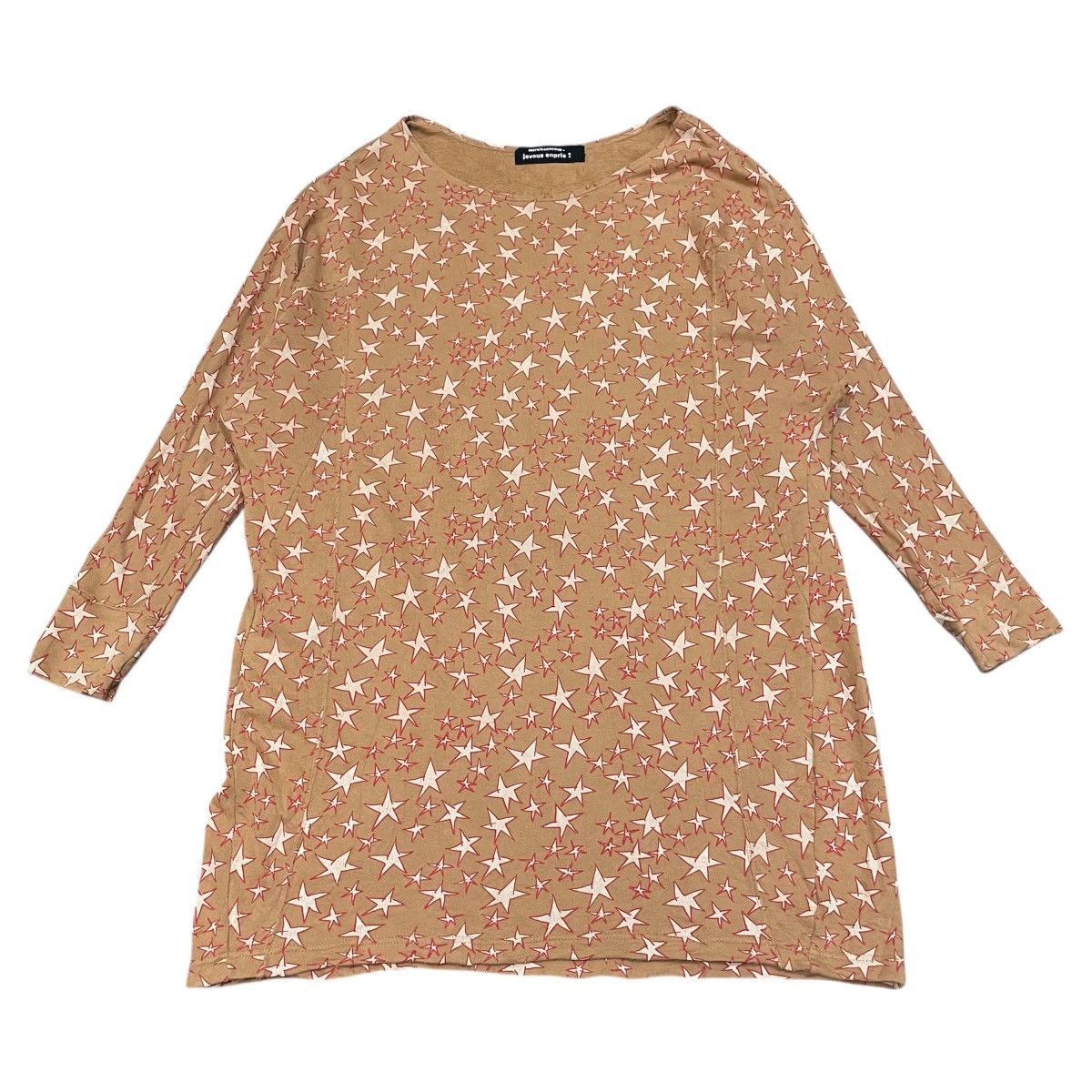 mercibeaucoup Mercibeaucoup Jevous Enprie Star Print Oversized Long Sleeve Size L / US 10 / IT 46 - 2 Thumbnail