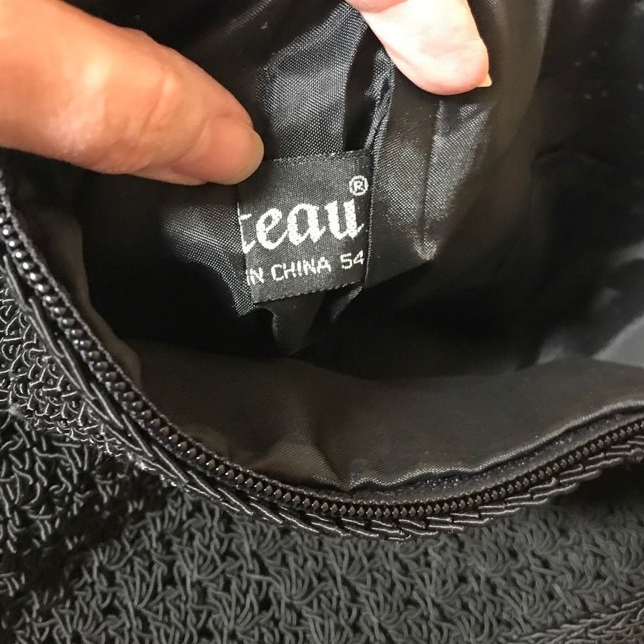 Other Chateau Vintage Black Knitted Satchel Bag Size ONE SIZE - 7 Thumbnail