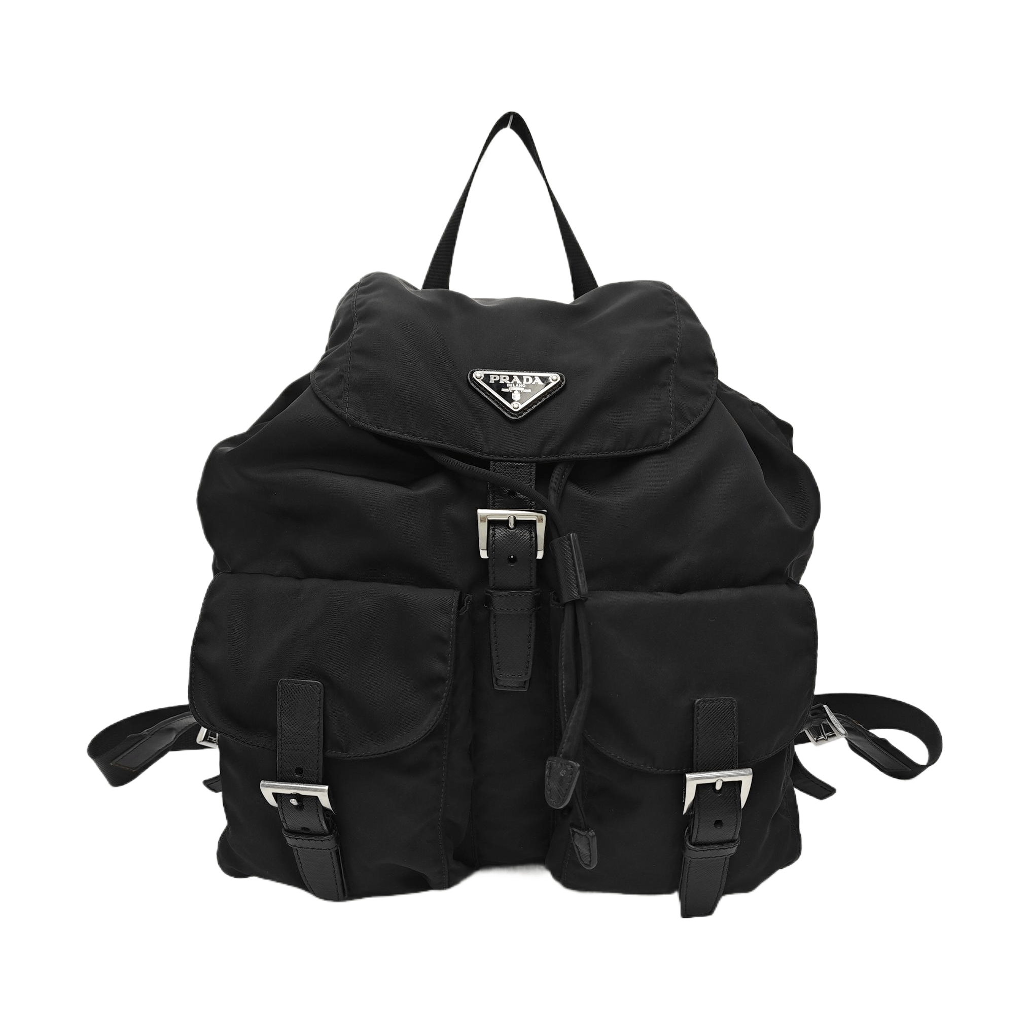 Prada Prada Re-Nylon Logo Backpack Size ONE SIZE Size ONE SIZE - 1 Thumbnail