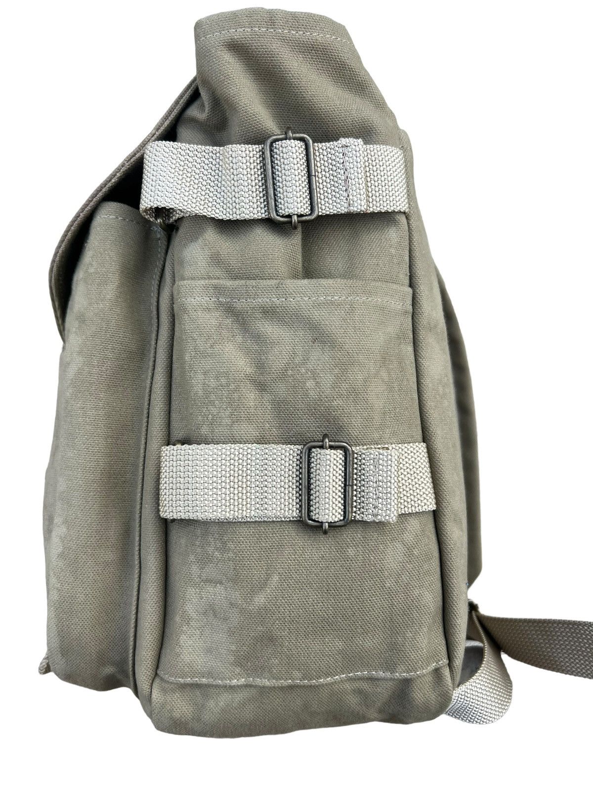 Vintage Van Nuys Japan Discolouration Cotton Canvas Backpack Bag Size ONE SIZE - 11 Thumbnail