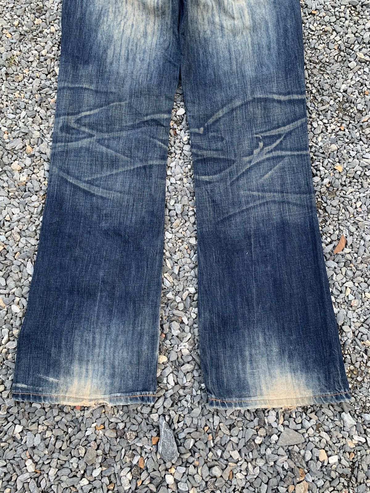 Kapital FLARE EDWIN XV CLAWNMARK NAVAJO RUSTY DISTRESSED DENIM Size US 34 / EU 50 - 8 Thumbnail