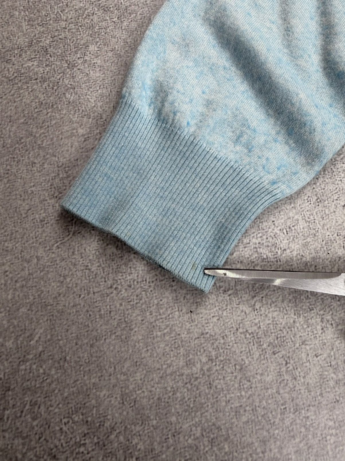 Gran Sasso Gran Sasso V-Neck Cashmere/Cotton Knit Sweater Men’s Size 54 Size US L / EU 52-54 / 3 - 14 Thumbnail