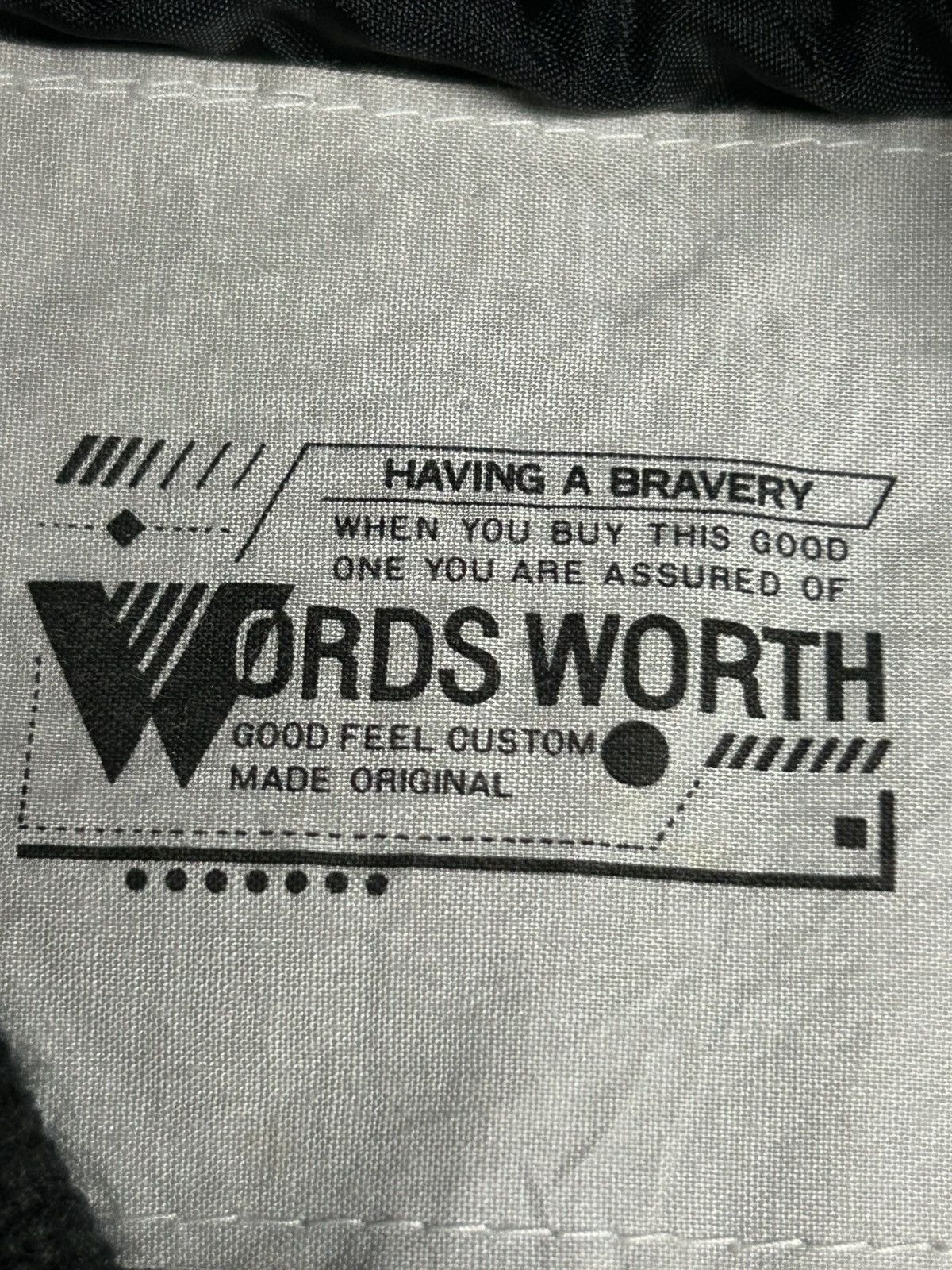 Vintage 🔥 VINTAGE WORDS WORTH Wool Varsity Jacket Size US L / EU 52-54 / 3 - 13 Thumbnail
