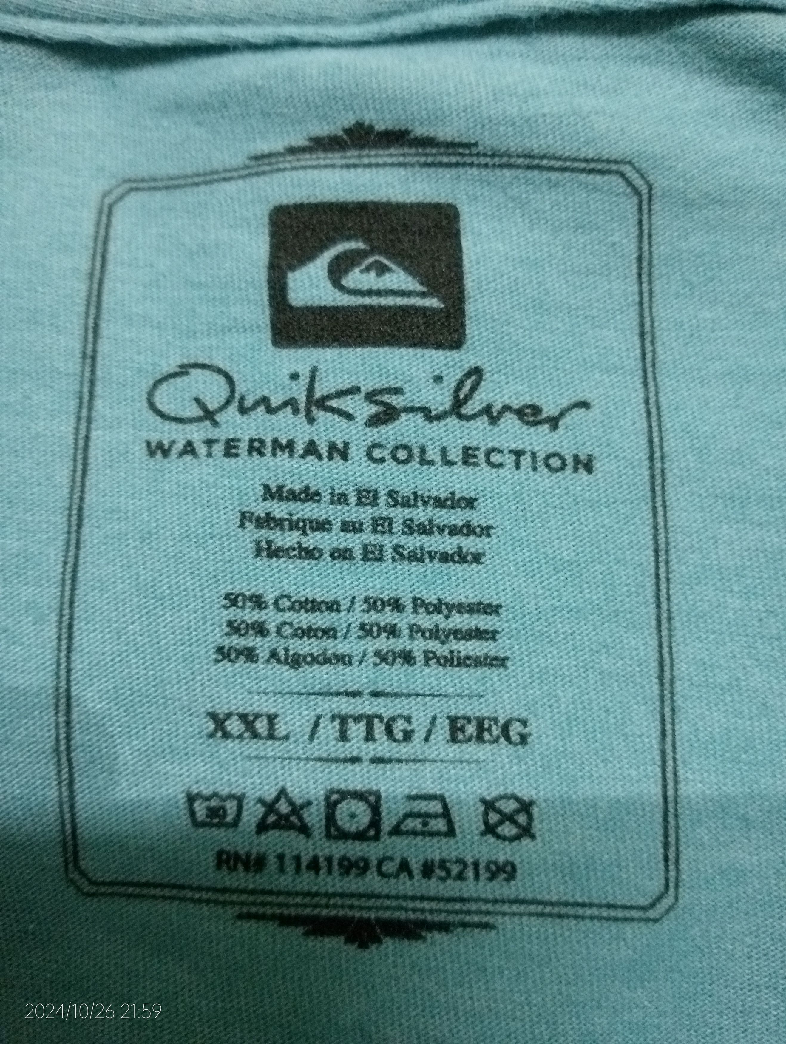 Quiksilver Quiksilver Waterman Collection Long Sleeve Tshirt Very Rare Size US XXL / EU 58 / 5 - 2 Thumbnail