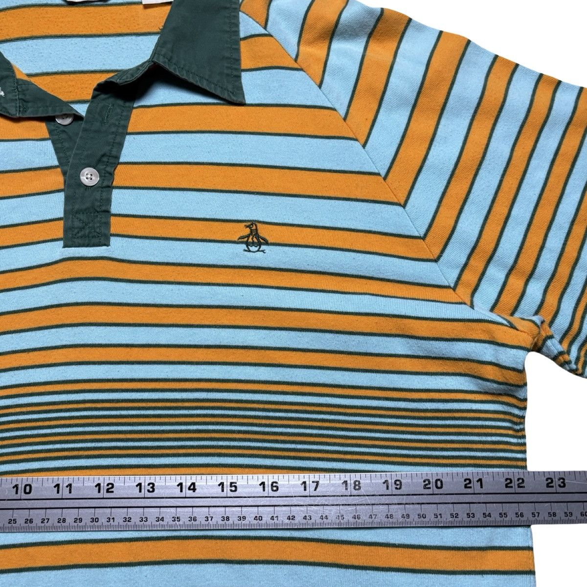 Other Vintage 80s 90s Penguin Munsingwear Striped Rugby Polo Shirt Size US XL / EU 56 / 4 - 3 Thumbnail