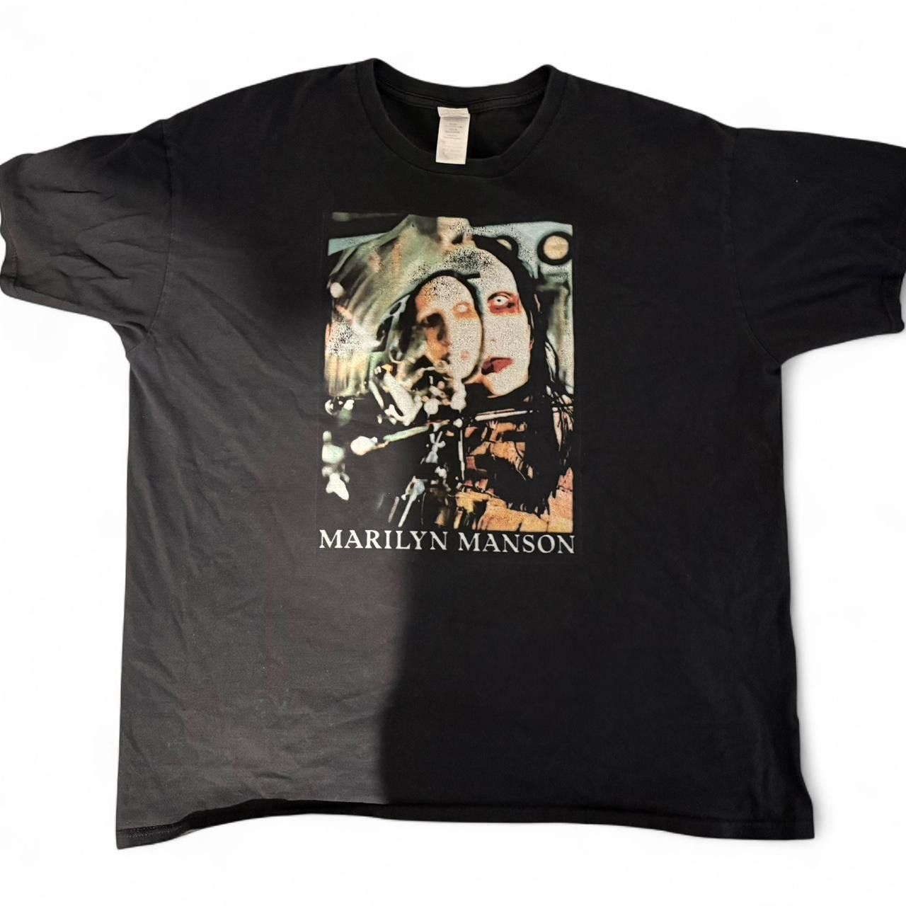 Band Tees Marilyn Mason Vintage T-Shirt Size US M / EU 48-50 / 2 - 1 Thumbnail