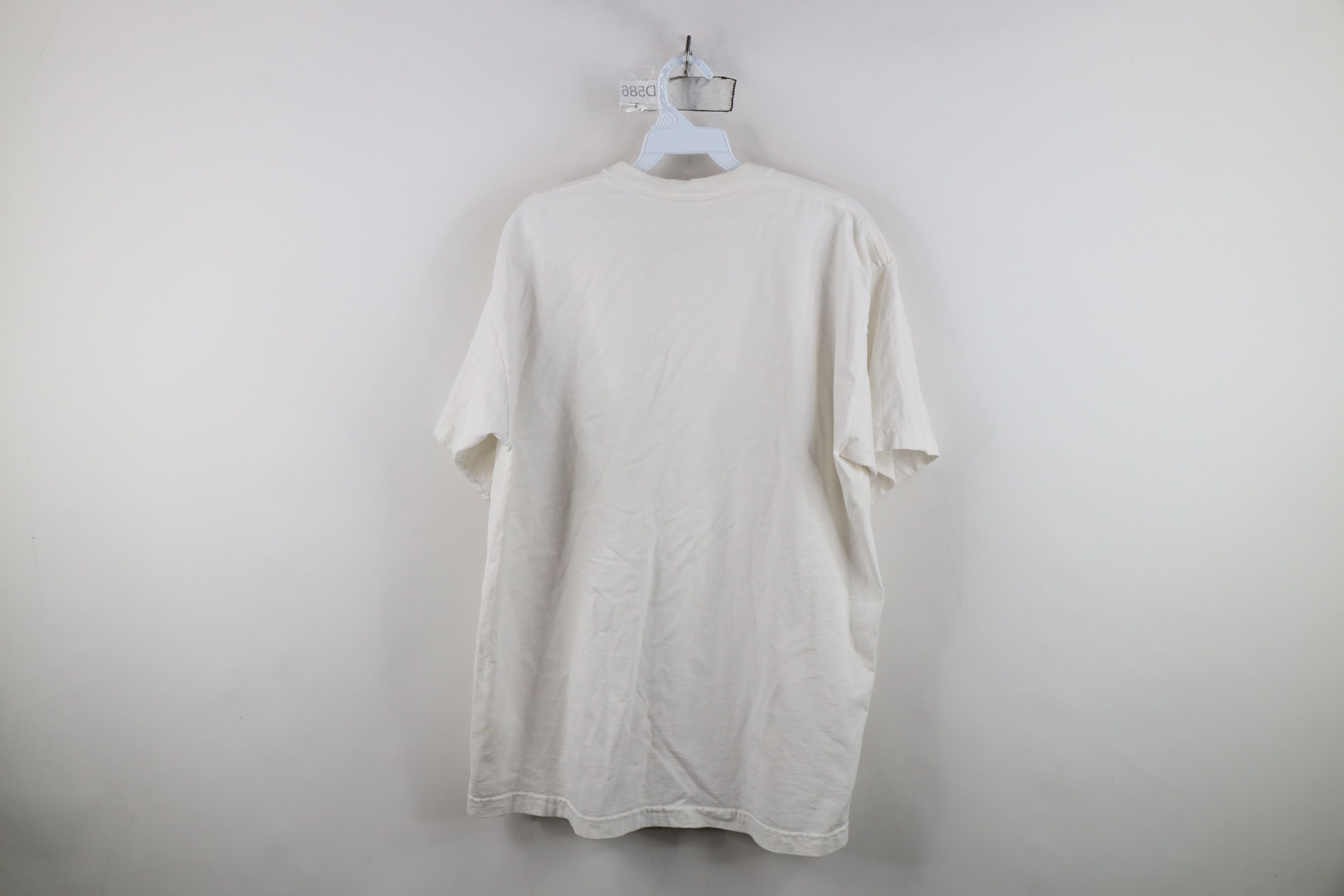 Nike Vintage 90s Nike Travis Scott Mini Swoosh T-Shirt White USA Size US L / EU 52-54 / 3 - 12 Thumbnail