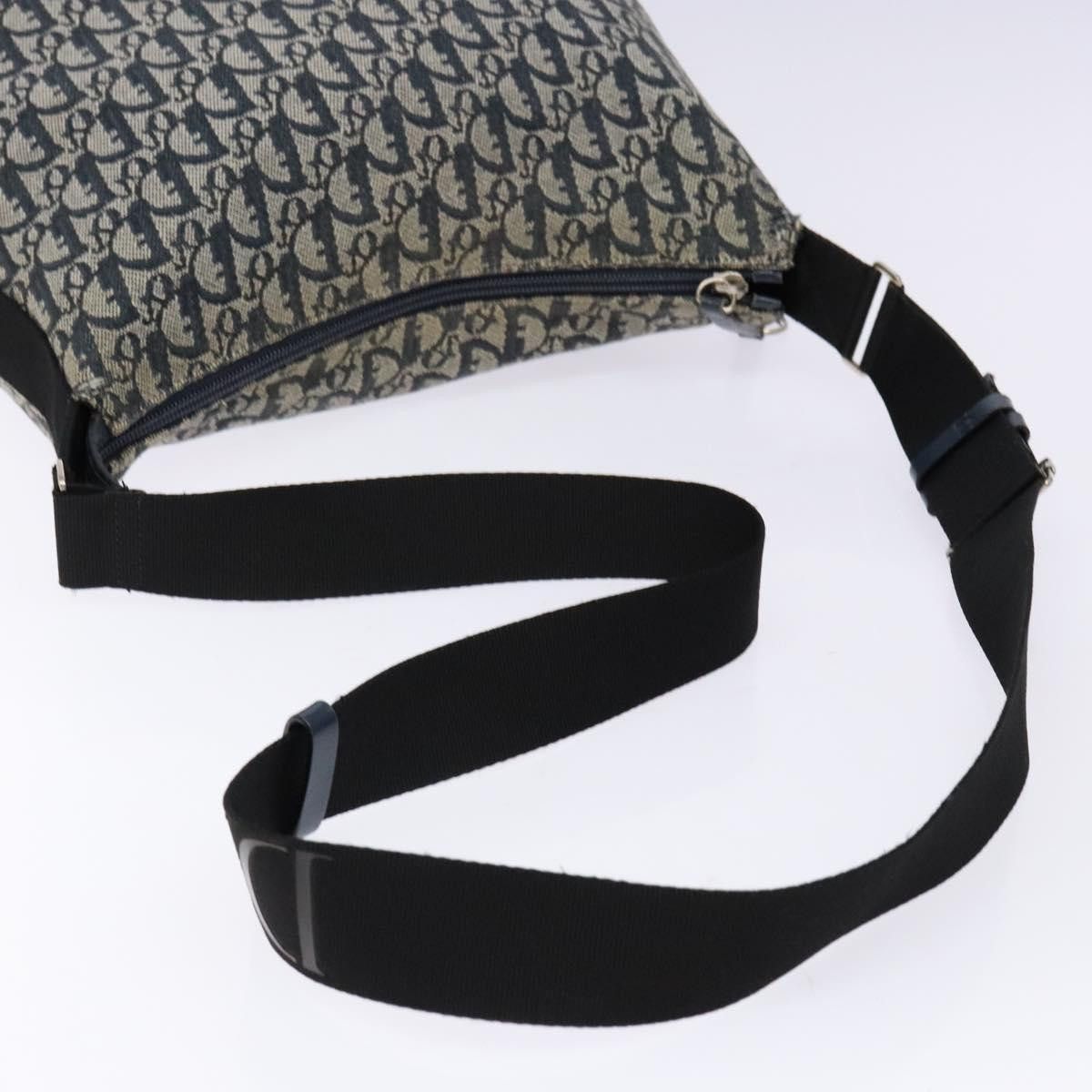 Dior DIOR Trotter Canvas Shoulder Bag Navy Silver Size ONE SIZE - 7 Thumbnail