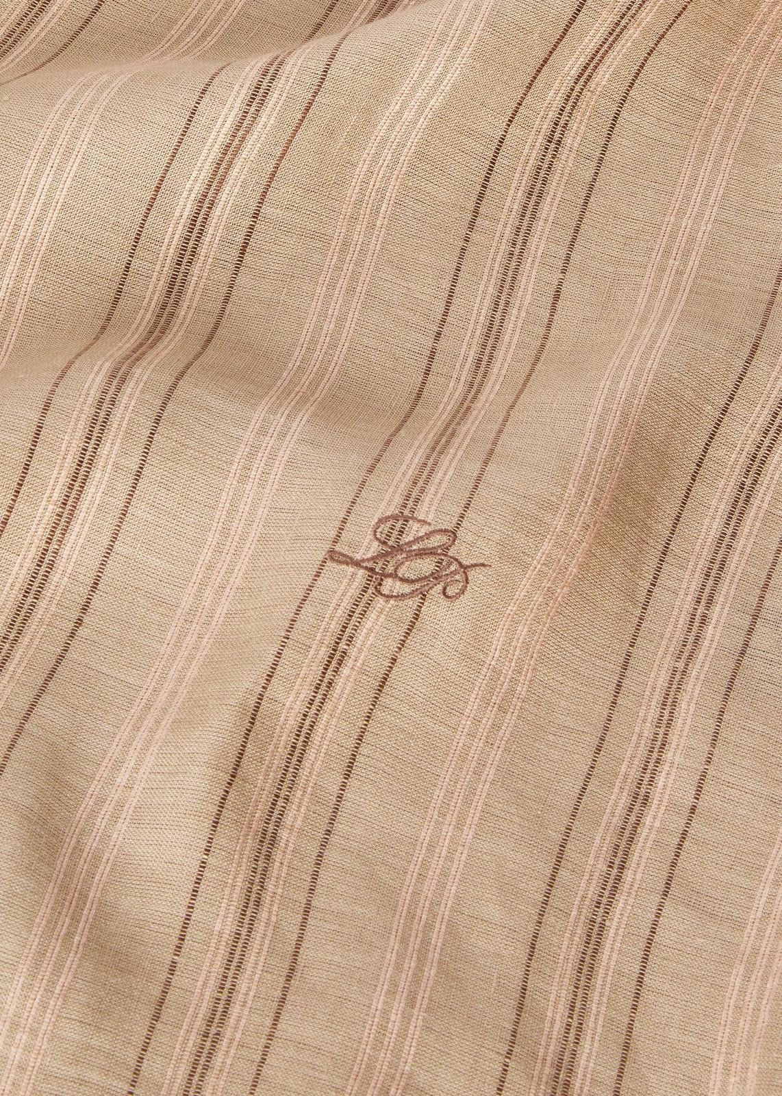 Loro Piana o1srvl11e0725 FAO0488 Mara Linen T-Shirt in Beige Size M / US 6-8 / IT 42-44 - 2 Thumbnail