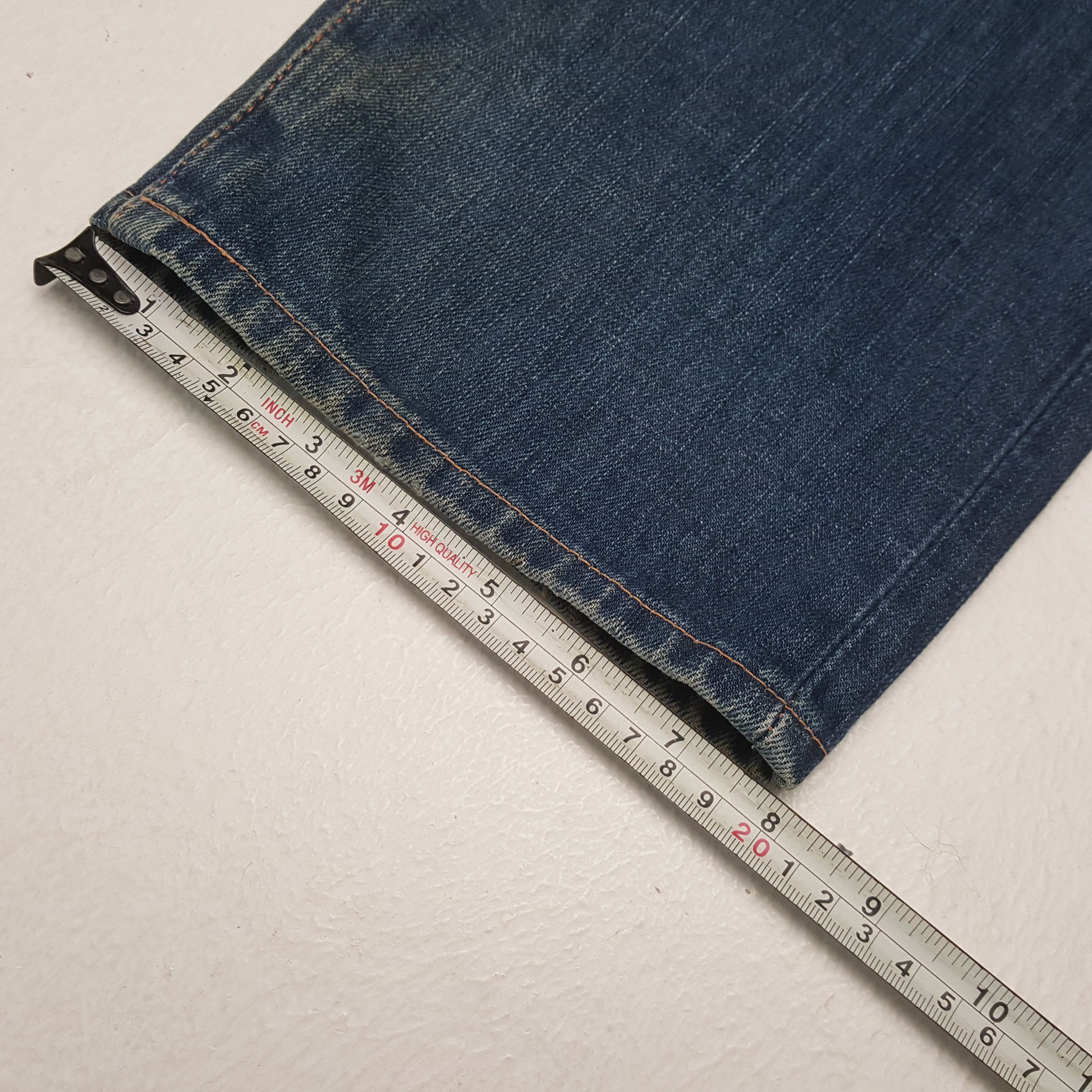 Evisu × Japanese Brand × Vintage Vintage EVISU Japanese Brand Daicock Custom Style Jeans Size US 28 / EU 44 - 14 Thumbnail