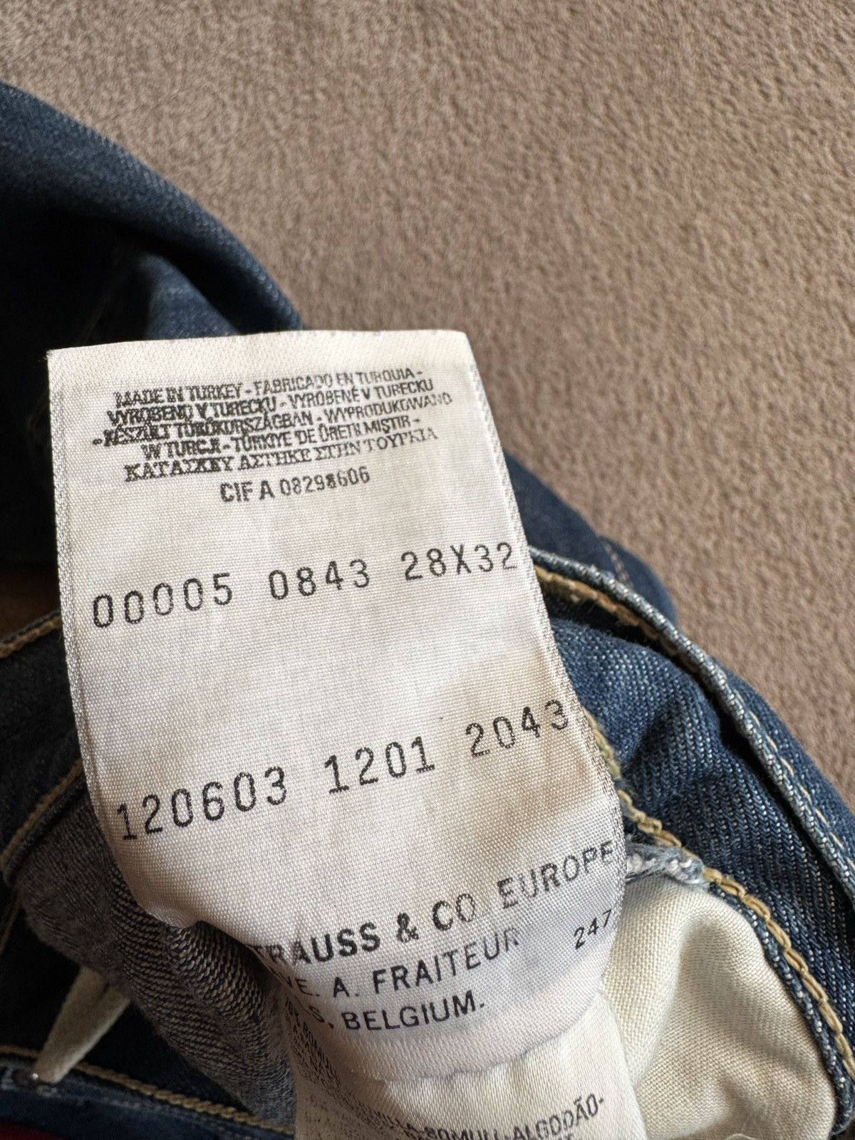Engineered Garments × Levi's Levis Engineered Jeans Y2K Faded Denim If6was9 LGB vibe Size US 28 / EU 44 - 6 Thumbnail
