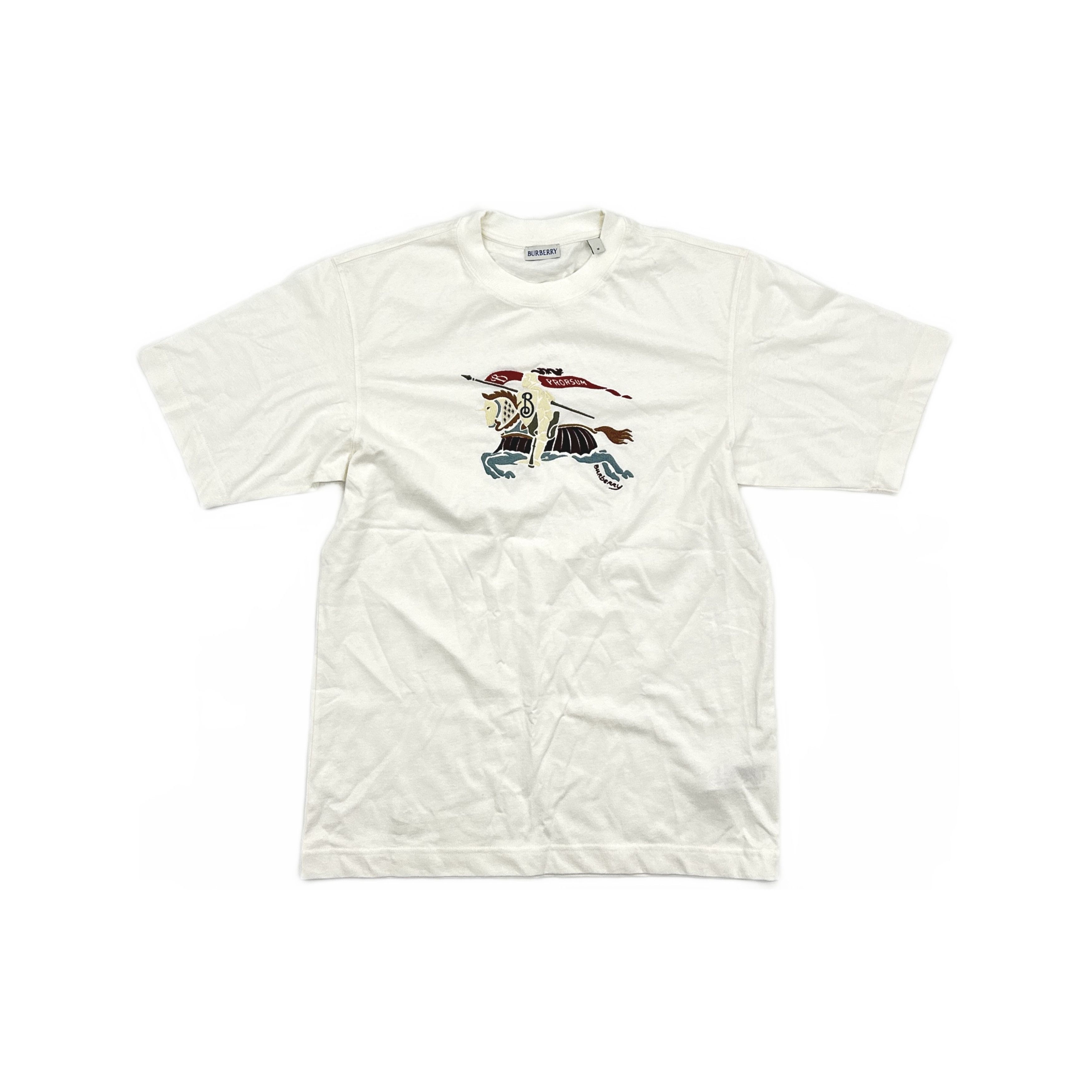 Burberry Burberry EKD Embroidered Cotton T-Shirt Size M Size US M / EU 48-50 / 2 - 1 Thumbnail