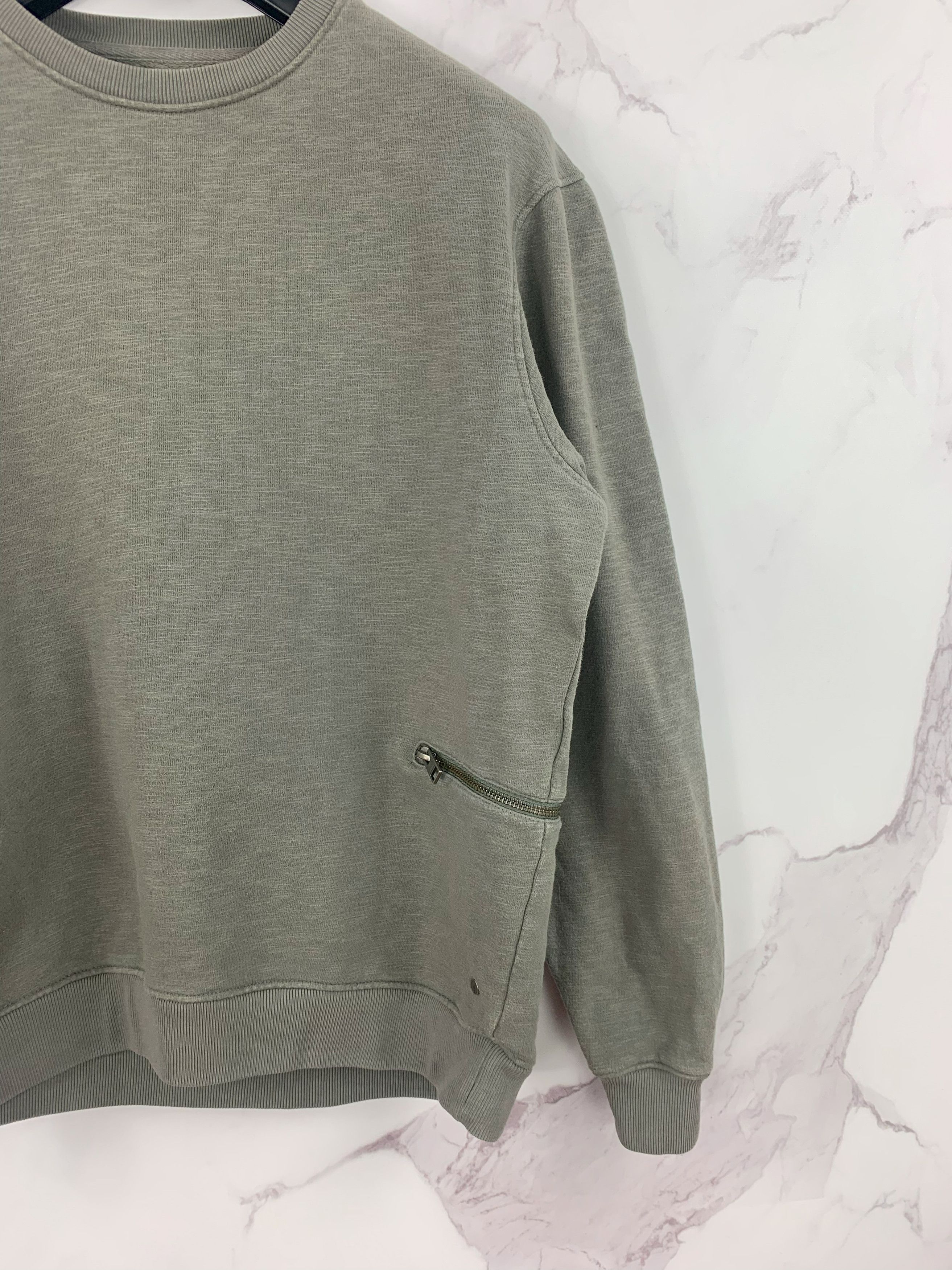 Allsaints Allsaints Griffin Crew Sweatshirt Zip Pockets Size L Size US L / EU 52-54 / 3 - 4 Thumbnail
