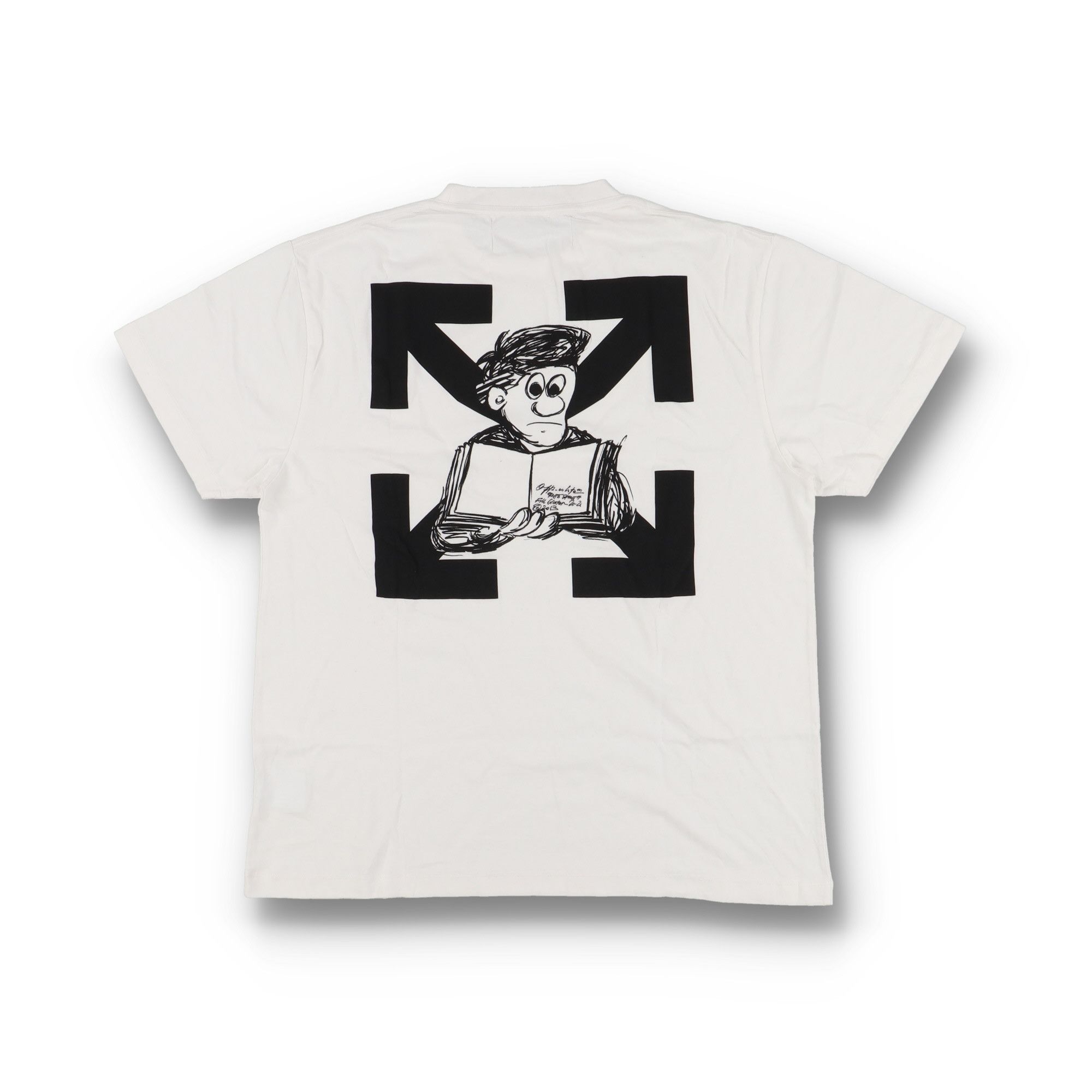 Off-White White Pencil Arch Arrows Oversized T-Shirt Size US XS / EU 42 / 0 - 1 Thumbnail
