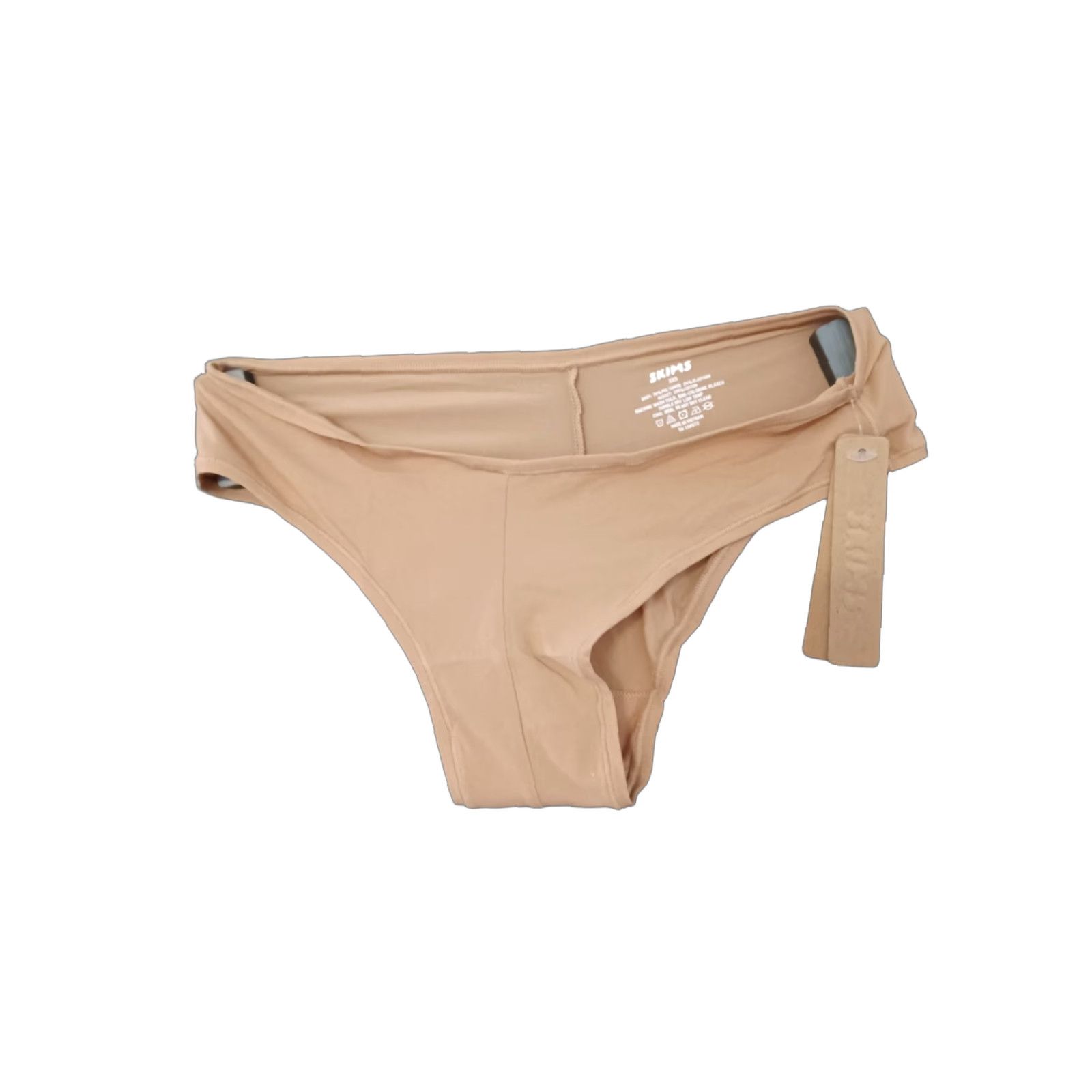 SKIMS SKIMS Women's Panties Hipster Briefs Ochre XS 2XS XXS Vshape Mid Rise Opaque Polyamide Blend Logo Size ONE SIZE - 1 Thumbnail