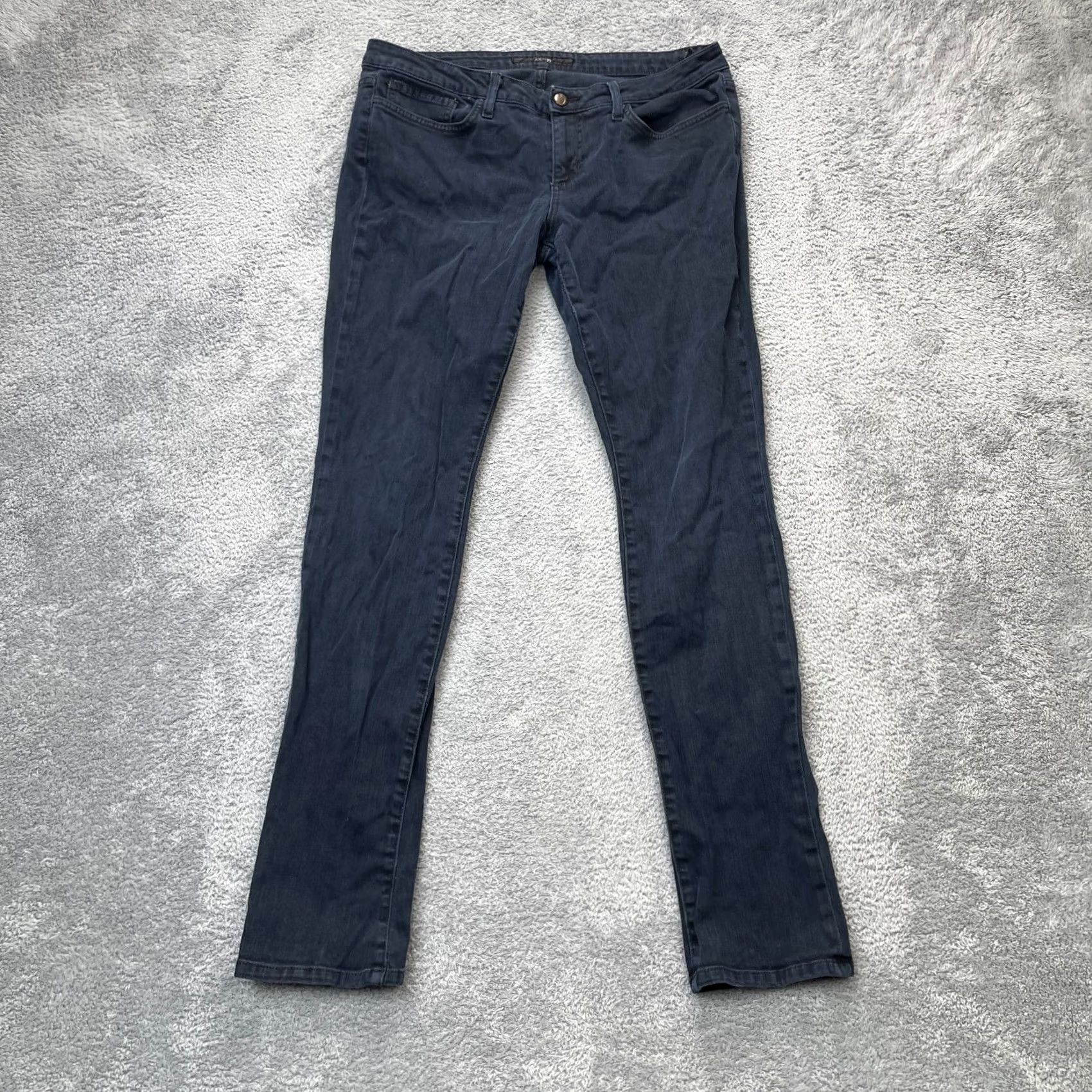 Vintage Joes Jeans Mens 32 Blue Skinny Denim Cotton Logo Stretch Dark Wash Preppy Jeans Regular 5-Pocket Mens Size US 34 / EU 50 - 2 Thumbnail