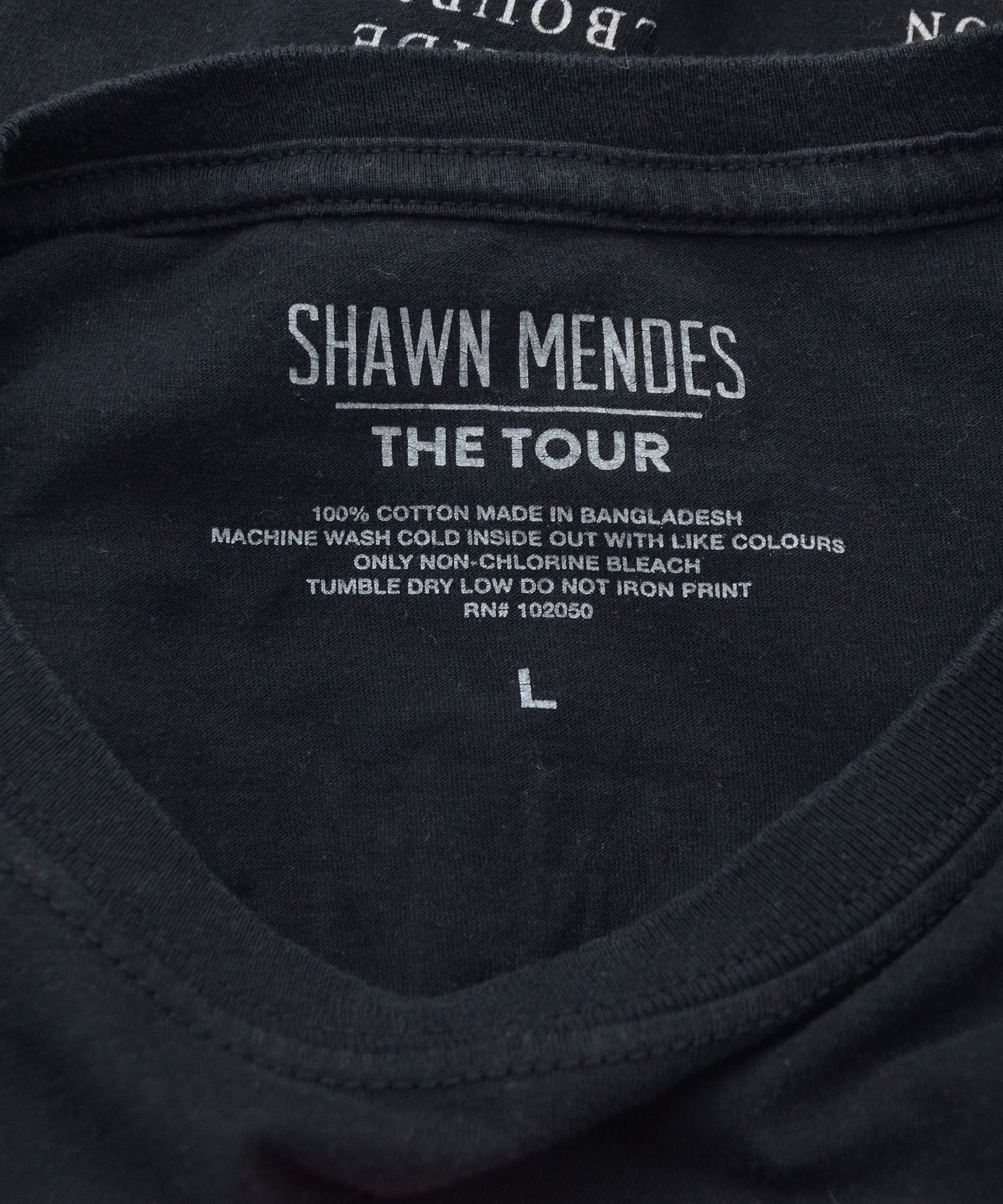 Band Tees Shawn Mendes 2019 tour band t shirt Pop Folk Unisex Size US L / EU 52-54 / 3 - 8 Thumbnail