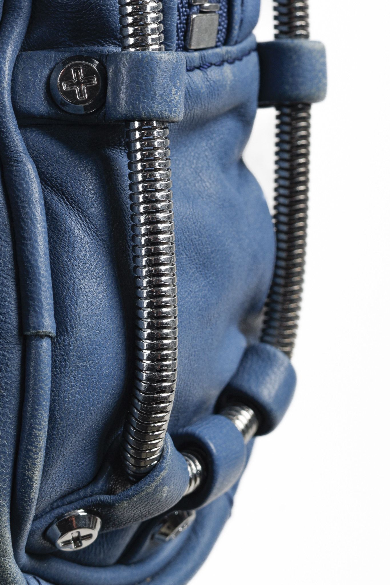 Alexander Wang Alexander Wang Mini Brenda Blue Leather Crossbody Bag Size ONE SIZE - 7 Thumbnail